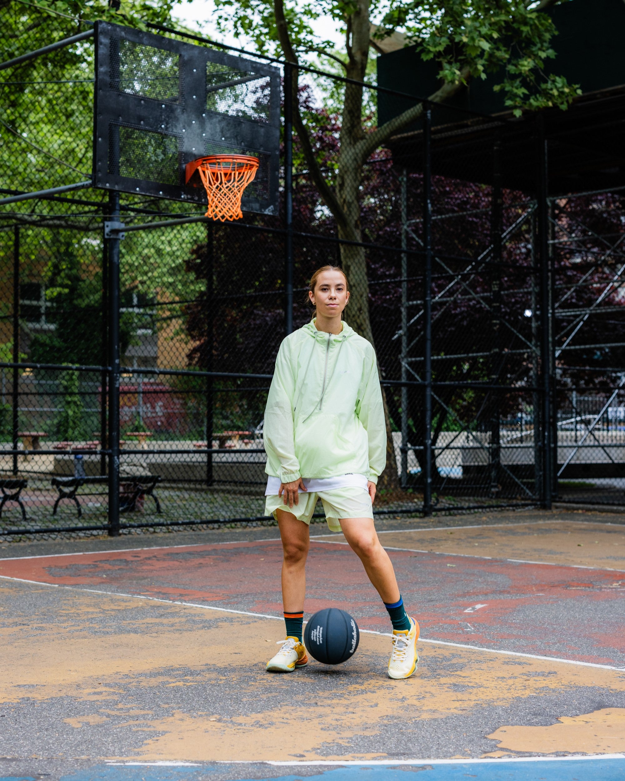送料無料 いつまで W Face Zip Shorts (lime cream) – ballaholicオンラインショップ ウェア