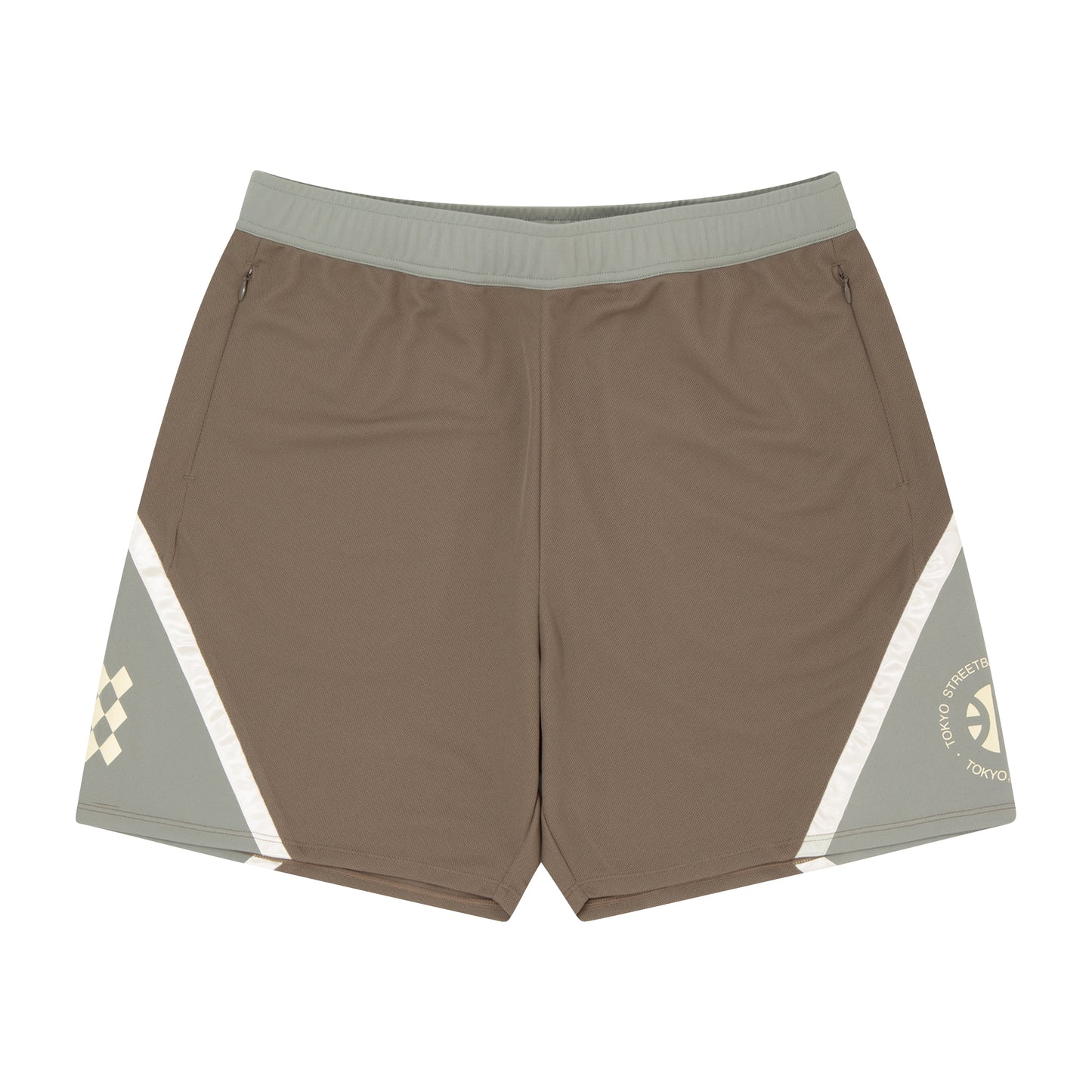 TSC Zip Shorts (taupe gray/gray)