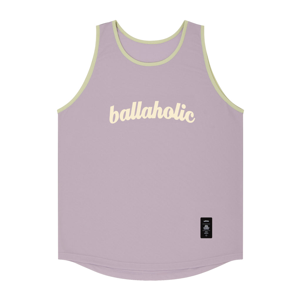 Color Blocked Logo Tank Top (wisteria/sage green/ivory