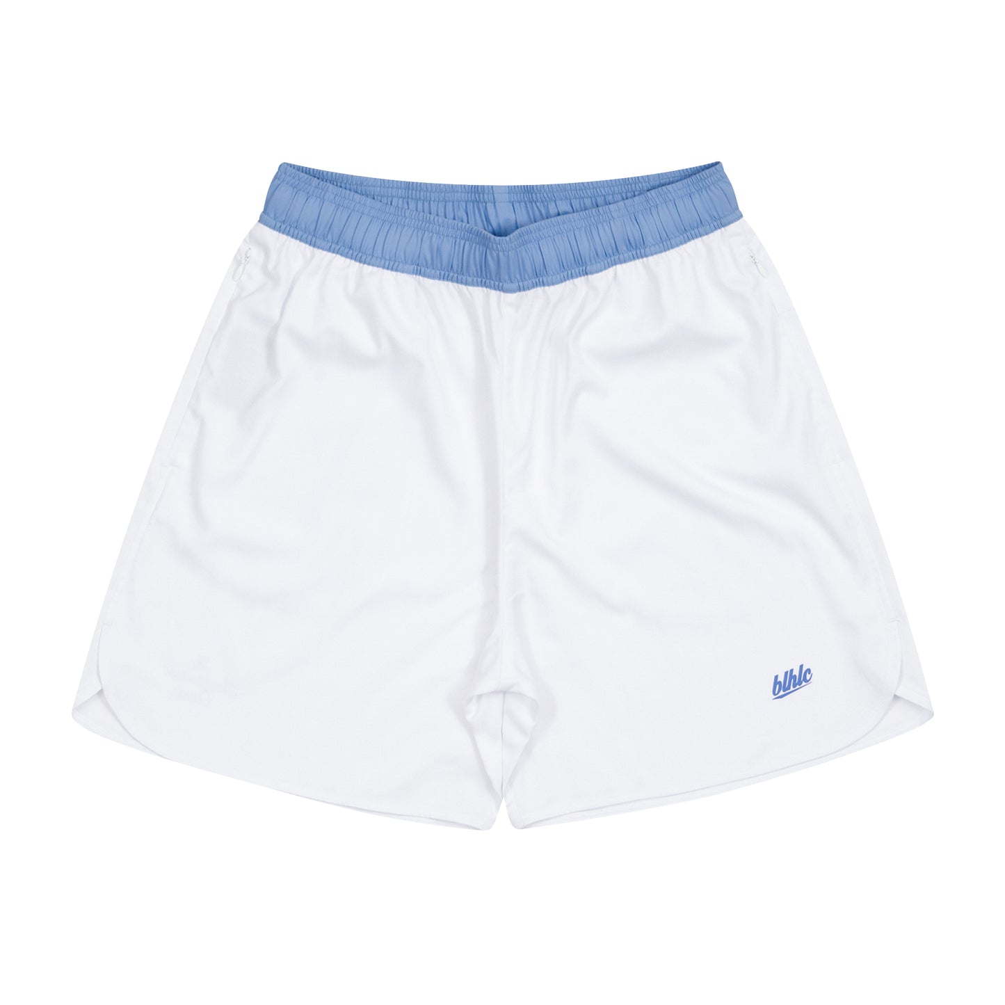 The Neighborhood Classic Zip Shorts (white)