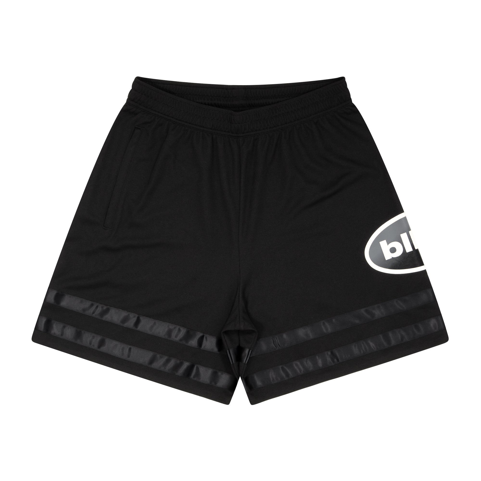 blhlc Oval Logo Single Pocket Zip Shorts (black)