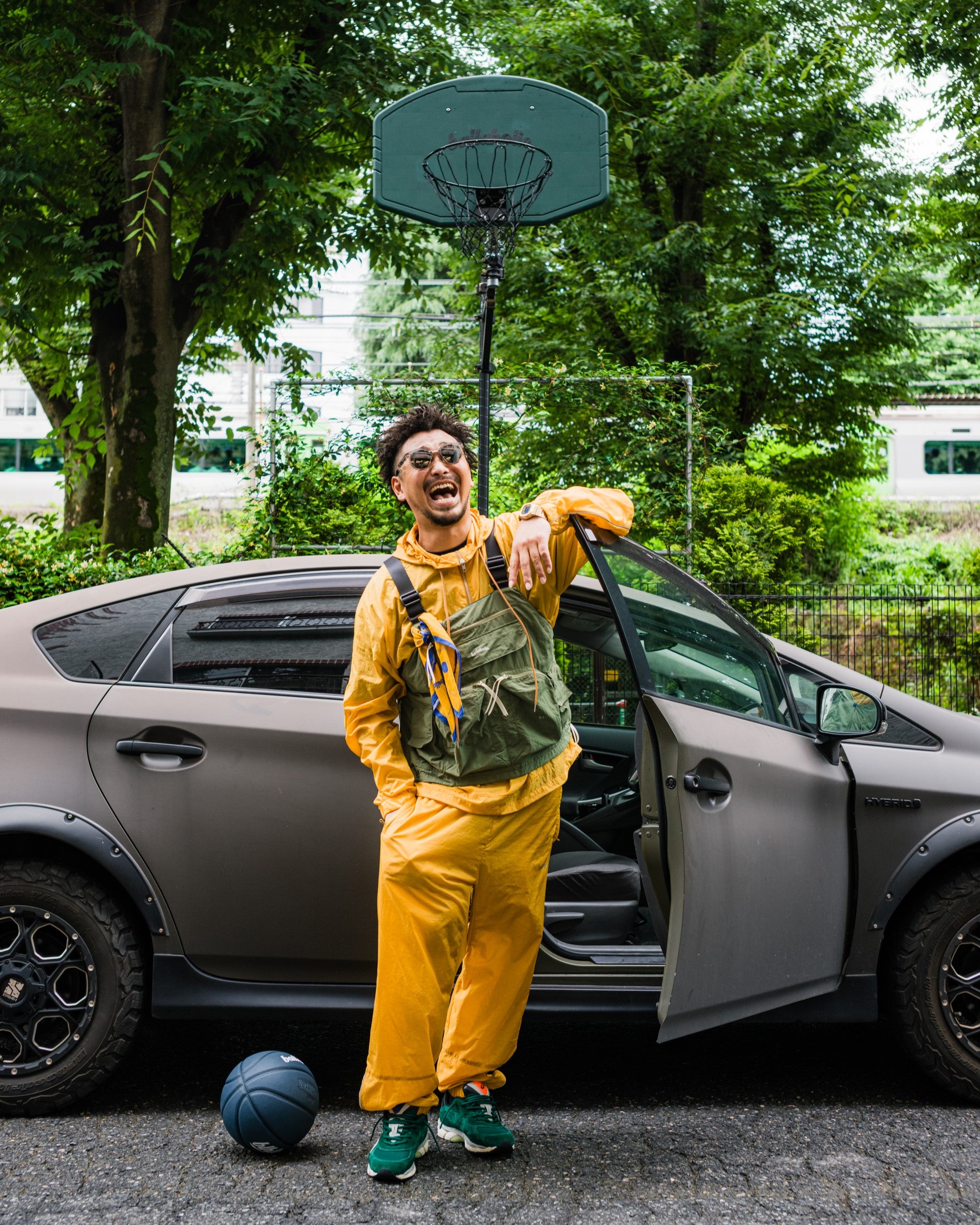 W Face Vest (olive) – ballaholicオンラインショップ