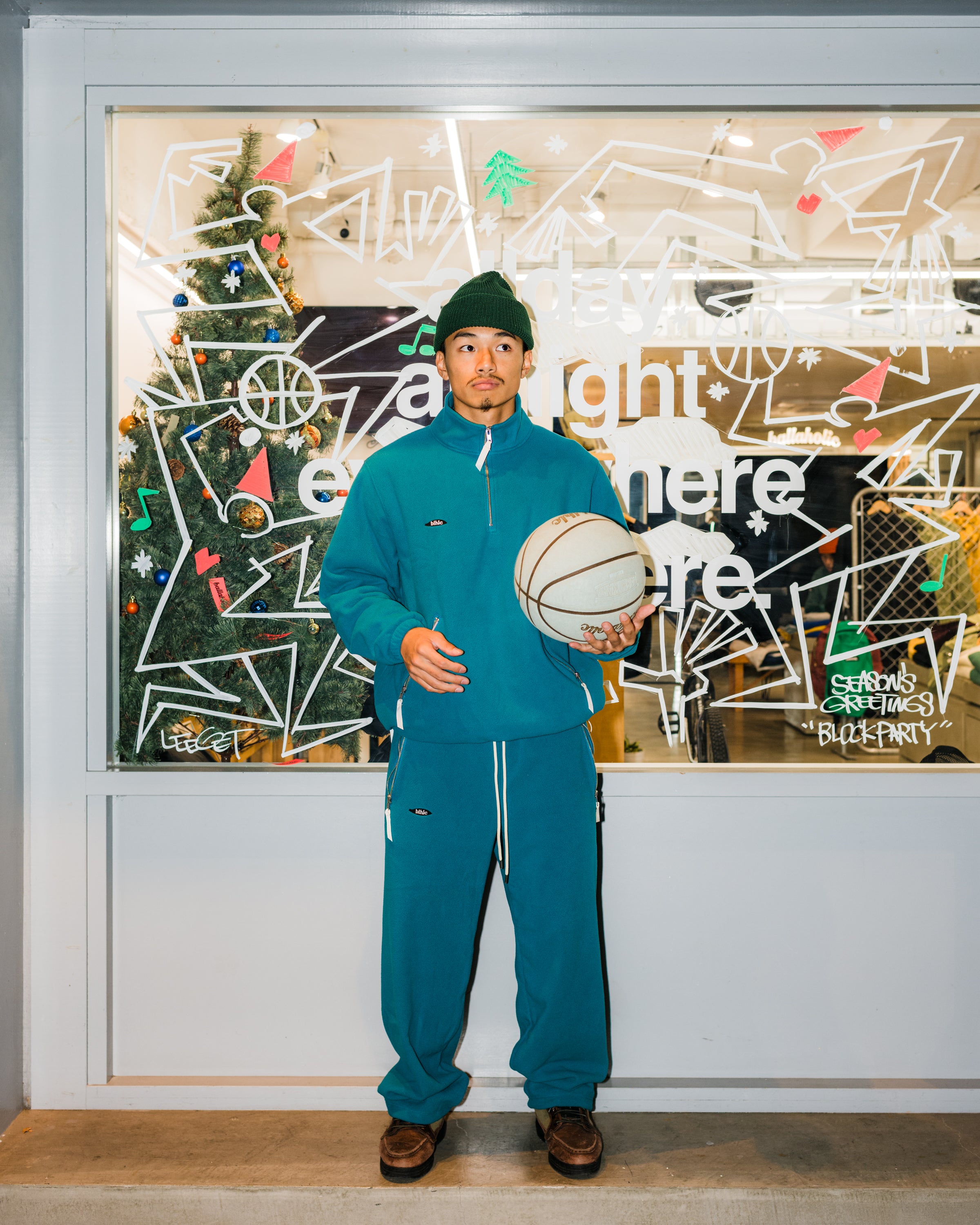 Lサイズ ballaholic Ball Panel Logo Fleece 1DydqF2kP6LR6rFHwommDlKlMgZe3n