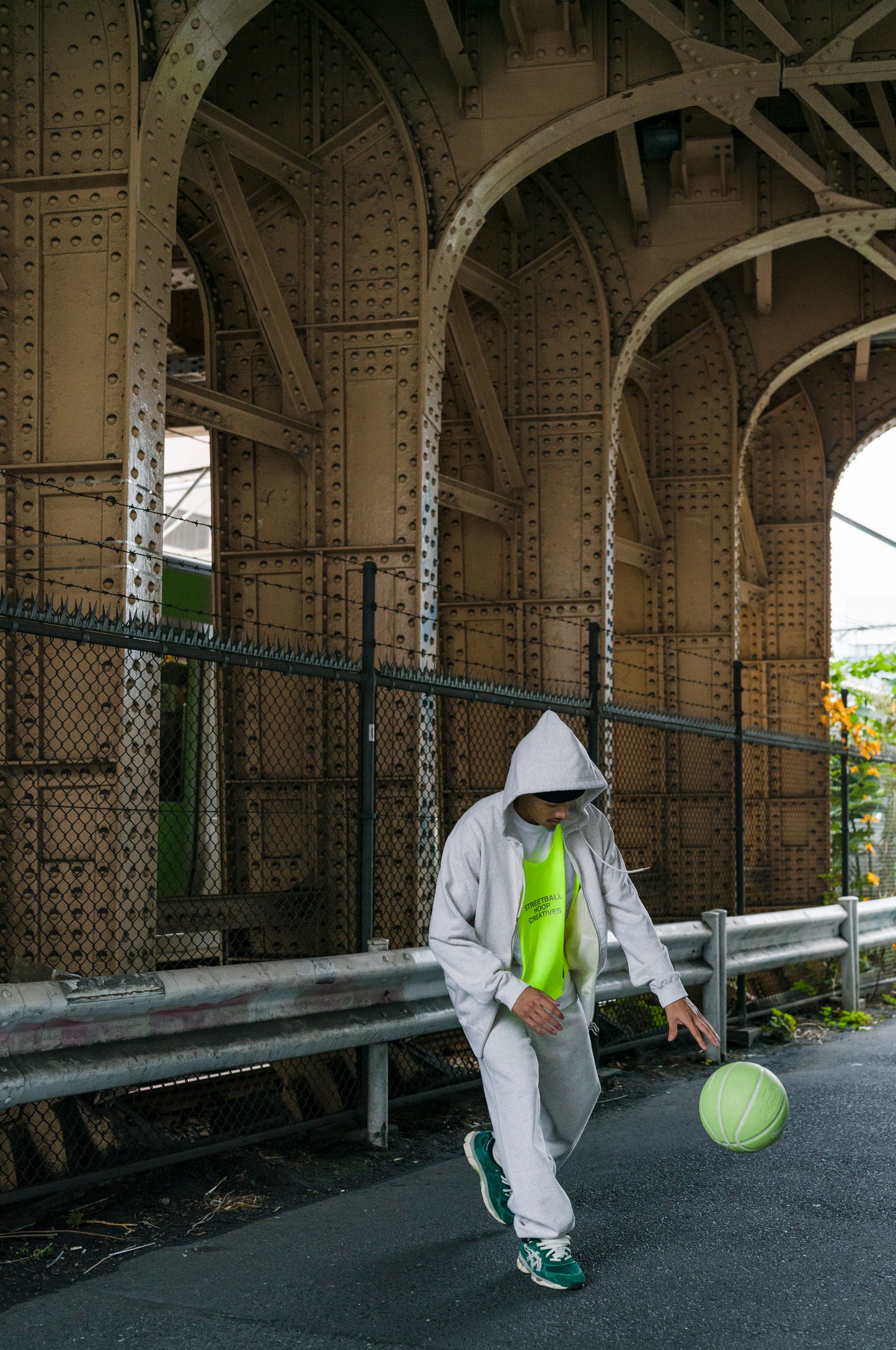 Small Logo Sweat Full Zip Hoodie (ash)