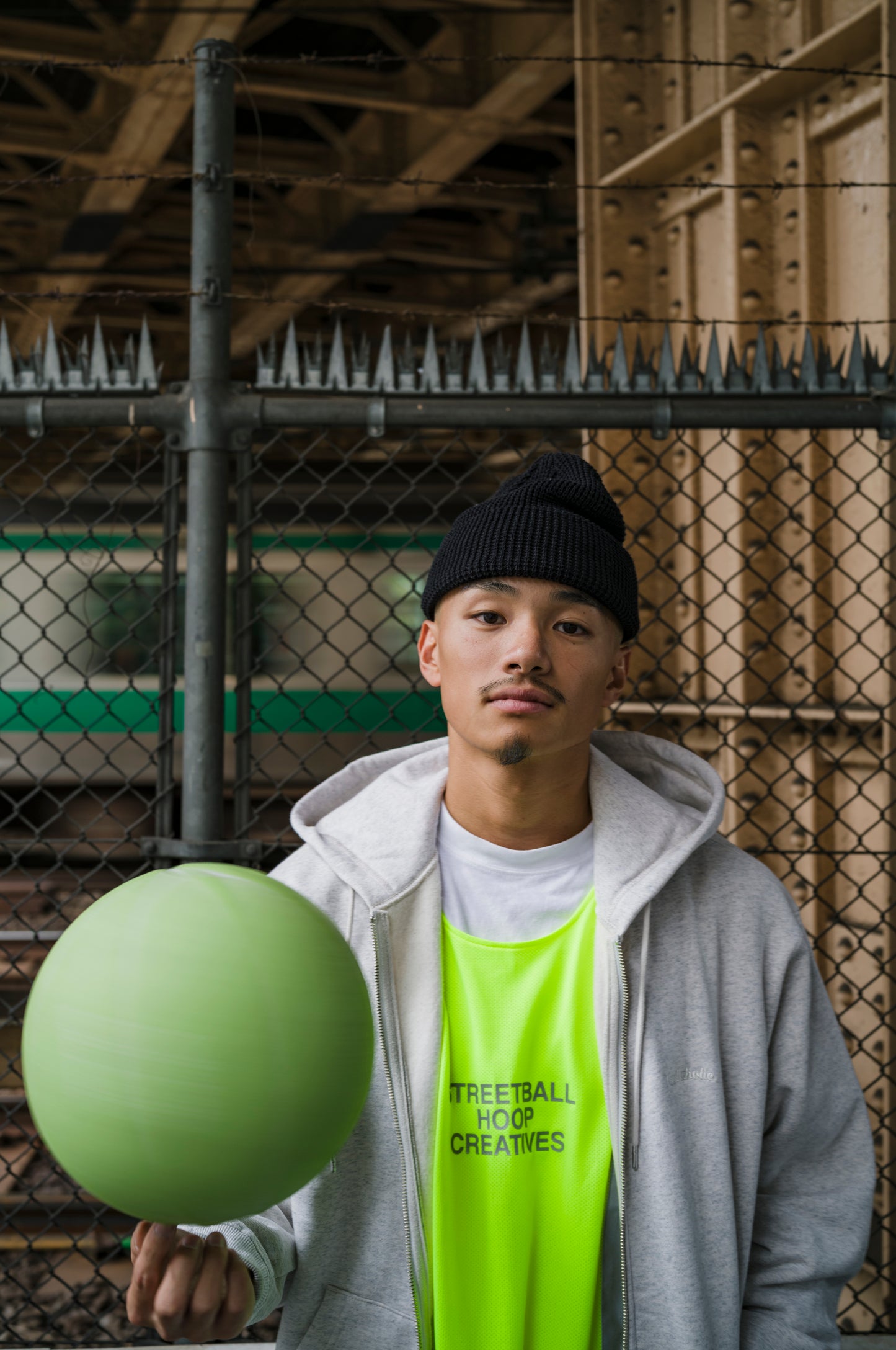 Logo Label Beanie (black/black)