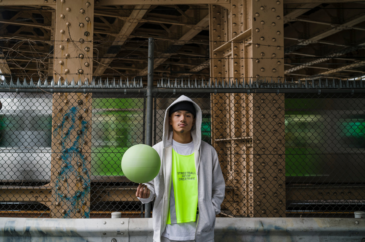 Small Logo Sweat Full Zip Hoodie (ash)