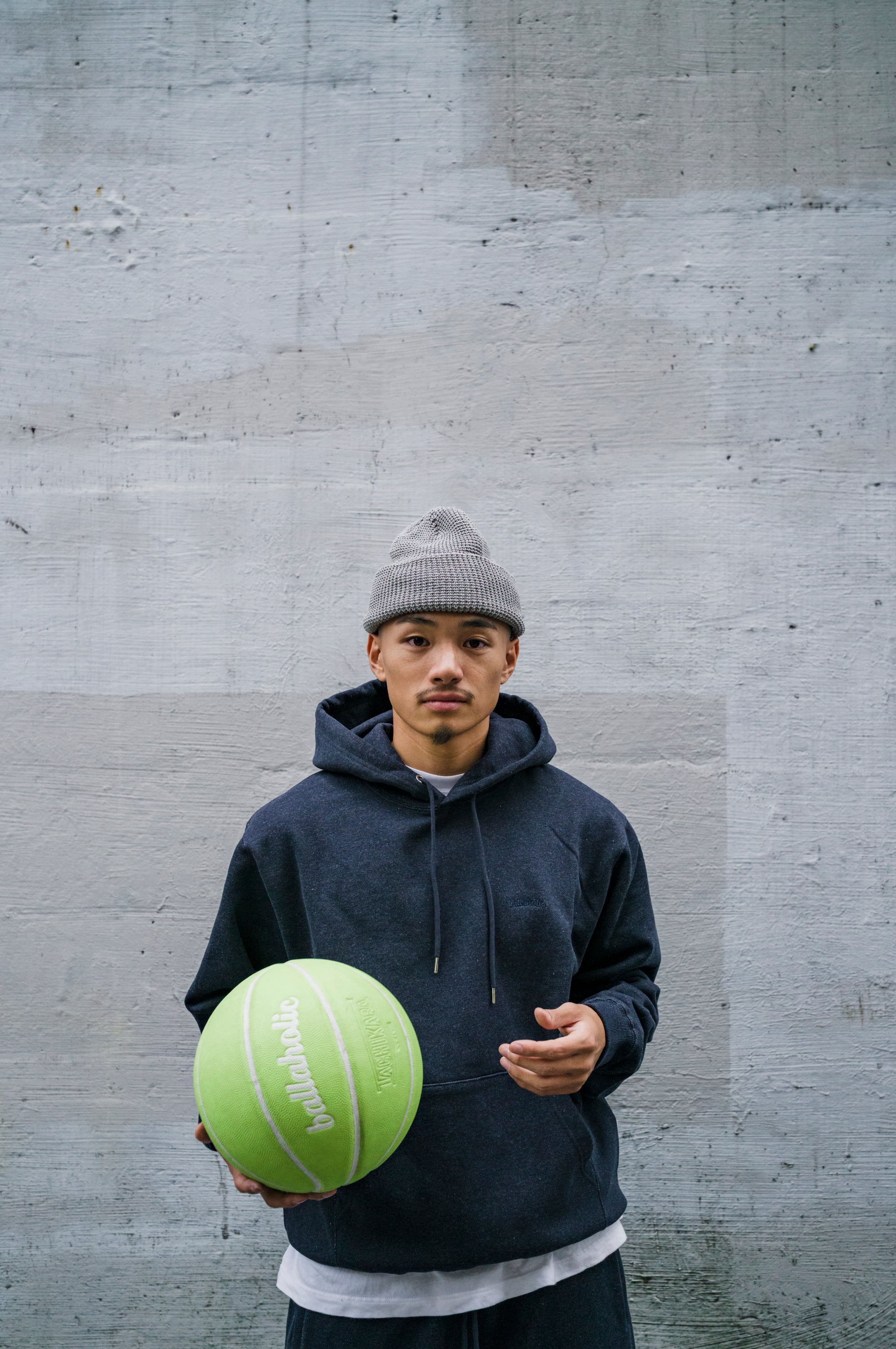 Small Logo Sweat Hoodie (dark heather navy) – ballaholicオンライン