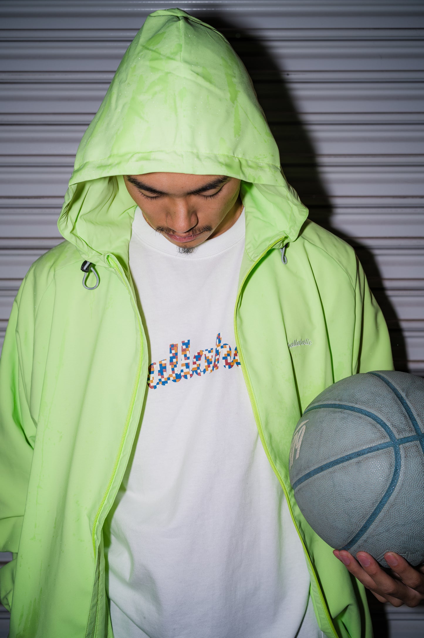 Digital Camo Logo Tee (white)