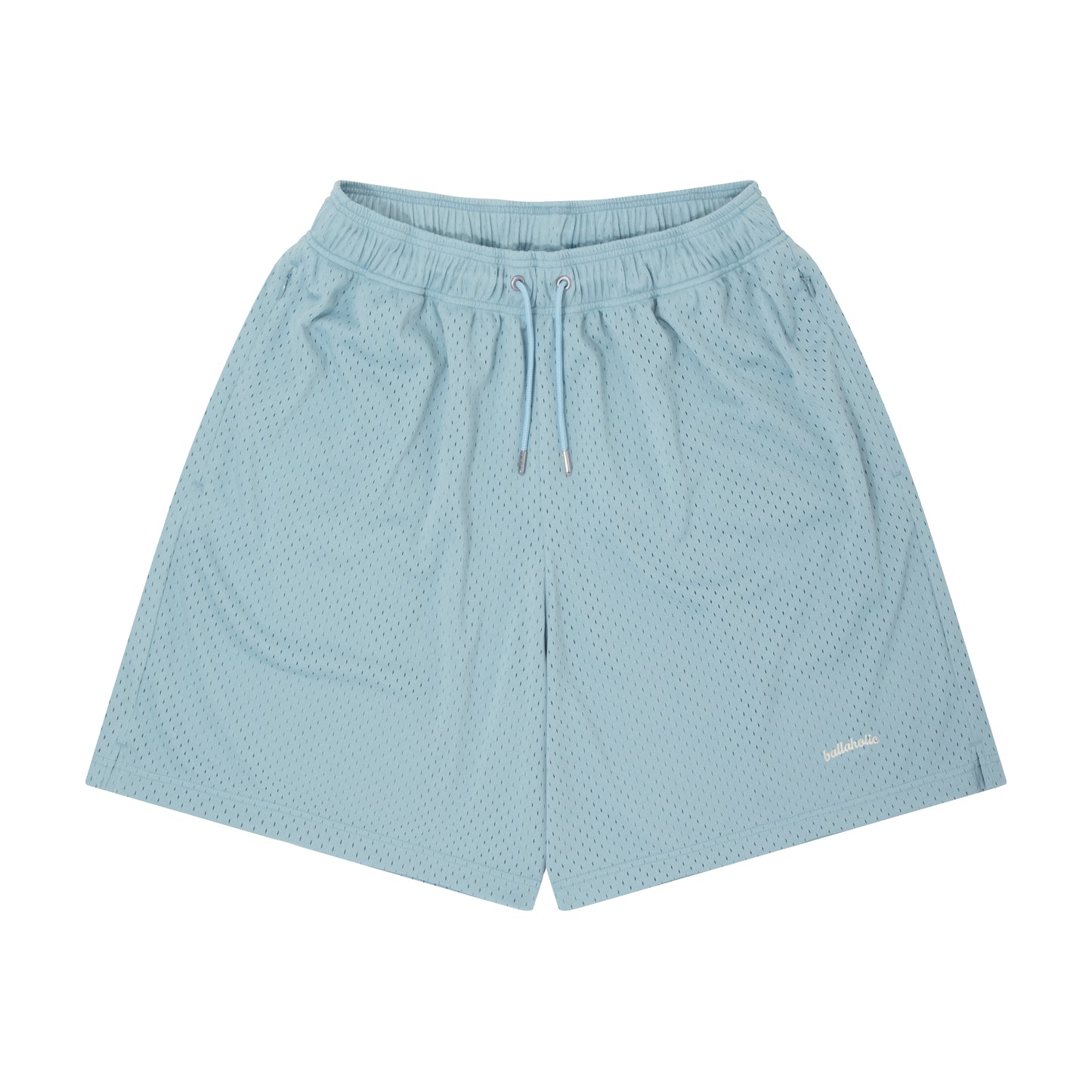 Logo Mesh Zip Shorts (light blue)