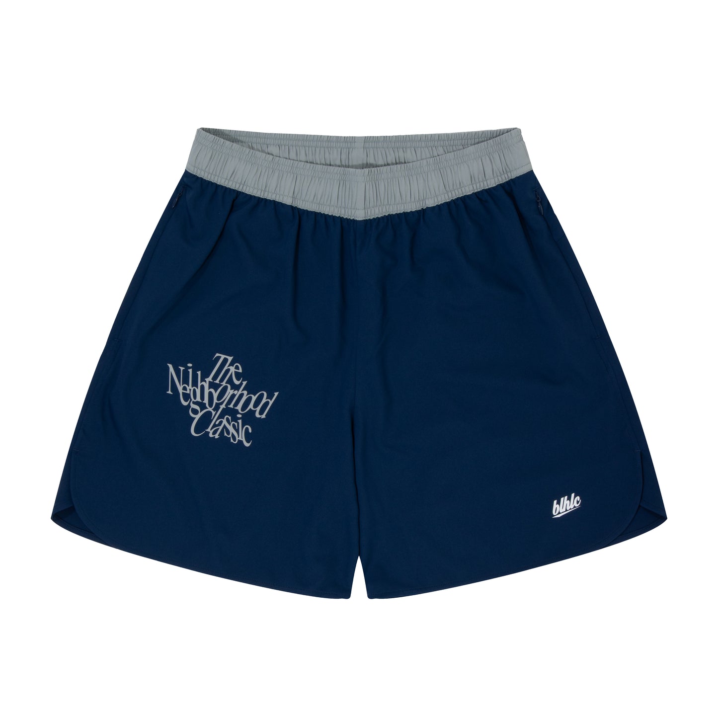 The Neighborhood Classic Zip Shorts (navy)