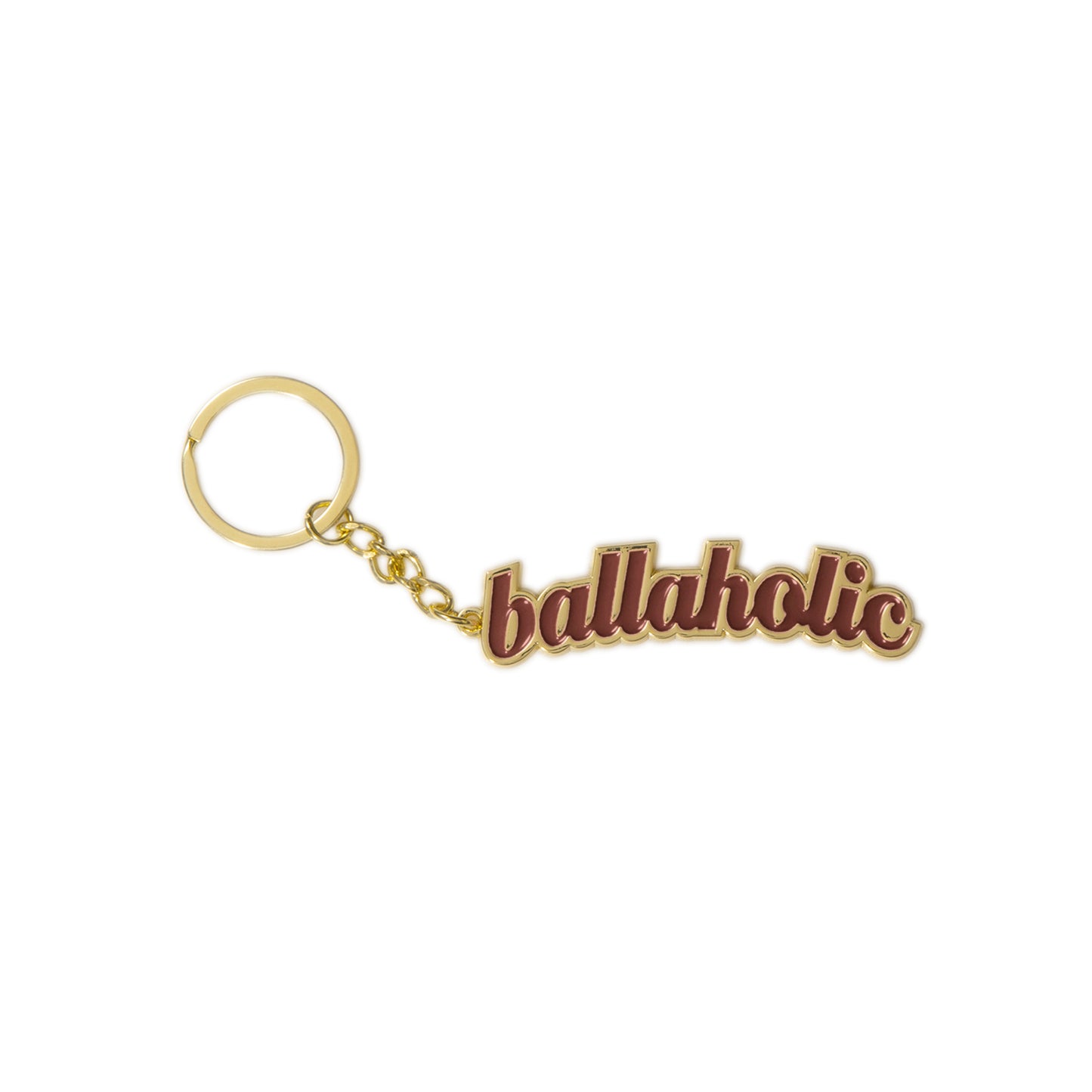 Logo Keychain (gold/dark wine)