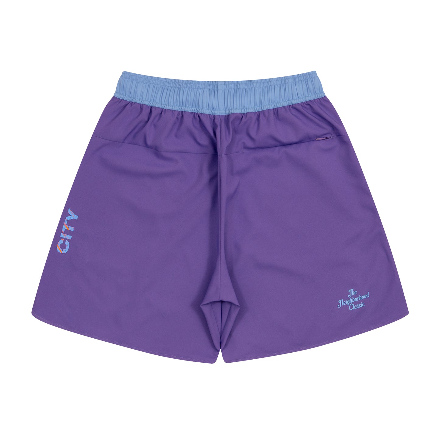 The Neighborhood Classic Zip Shorts (purple)