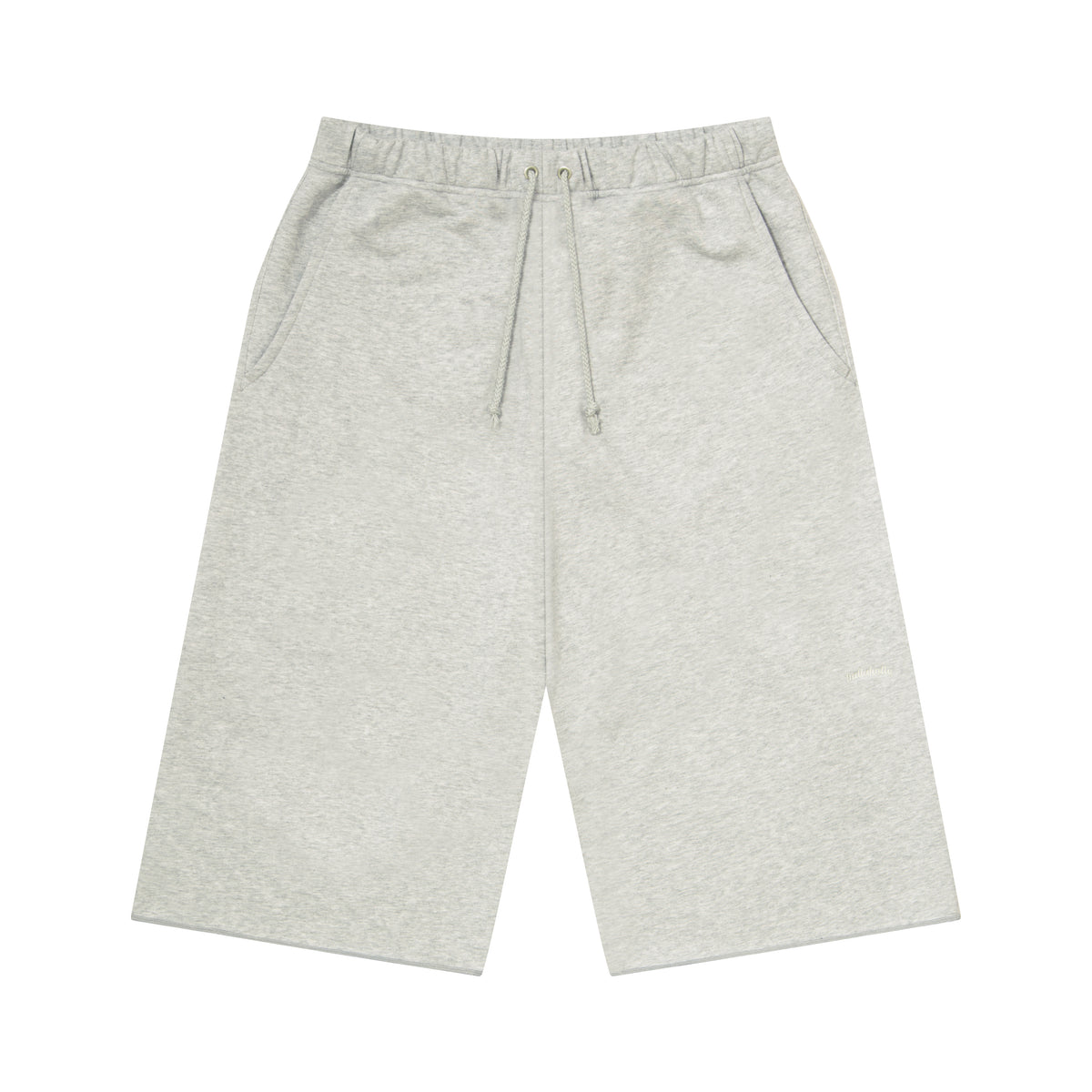 Ball Seams Sweat Cropped Pants (gray)