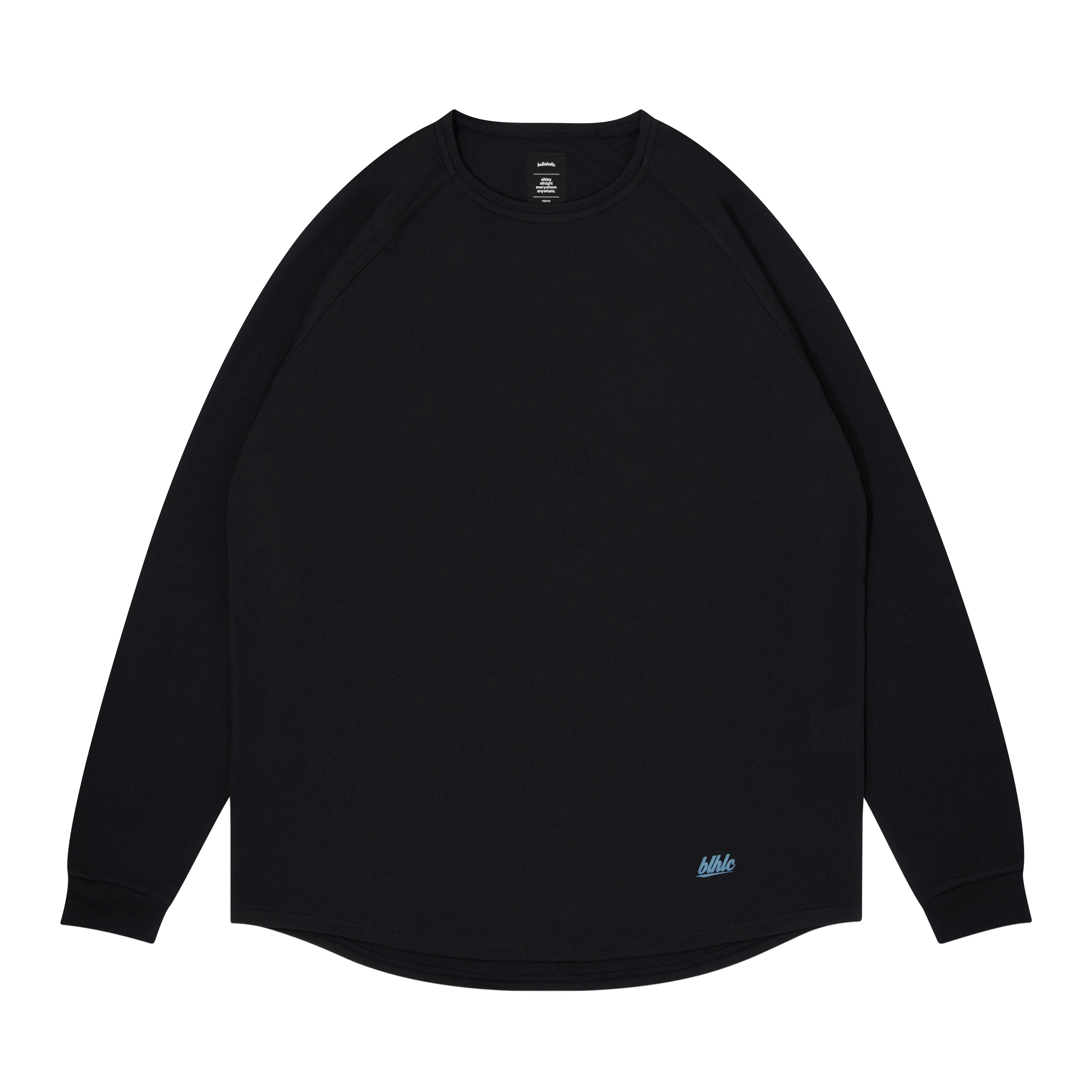3D-Net blhlc Back Print Cool Long Tee (black/mosaic blue/white