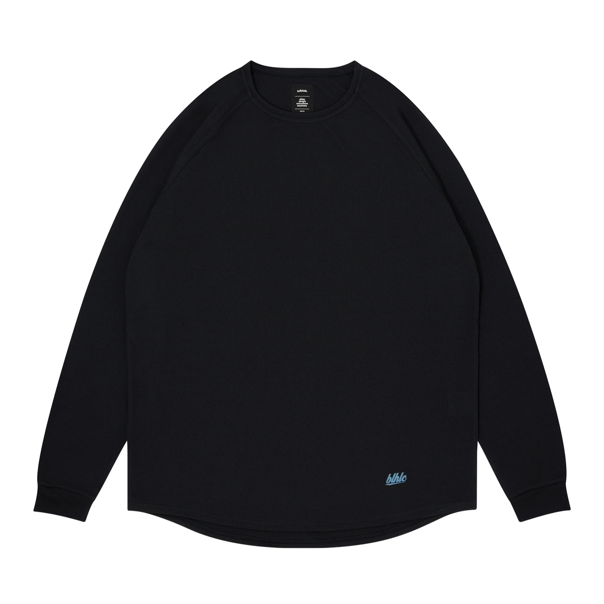 3D-Net blhlc Back Print Cool Long Tee (black/mosaic blue/white)