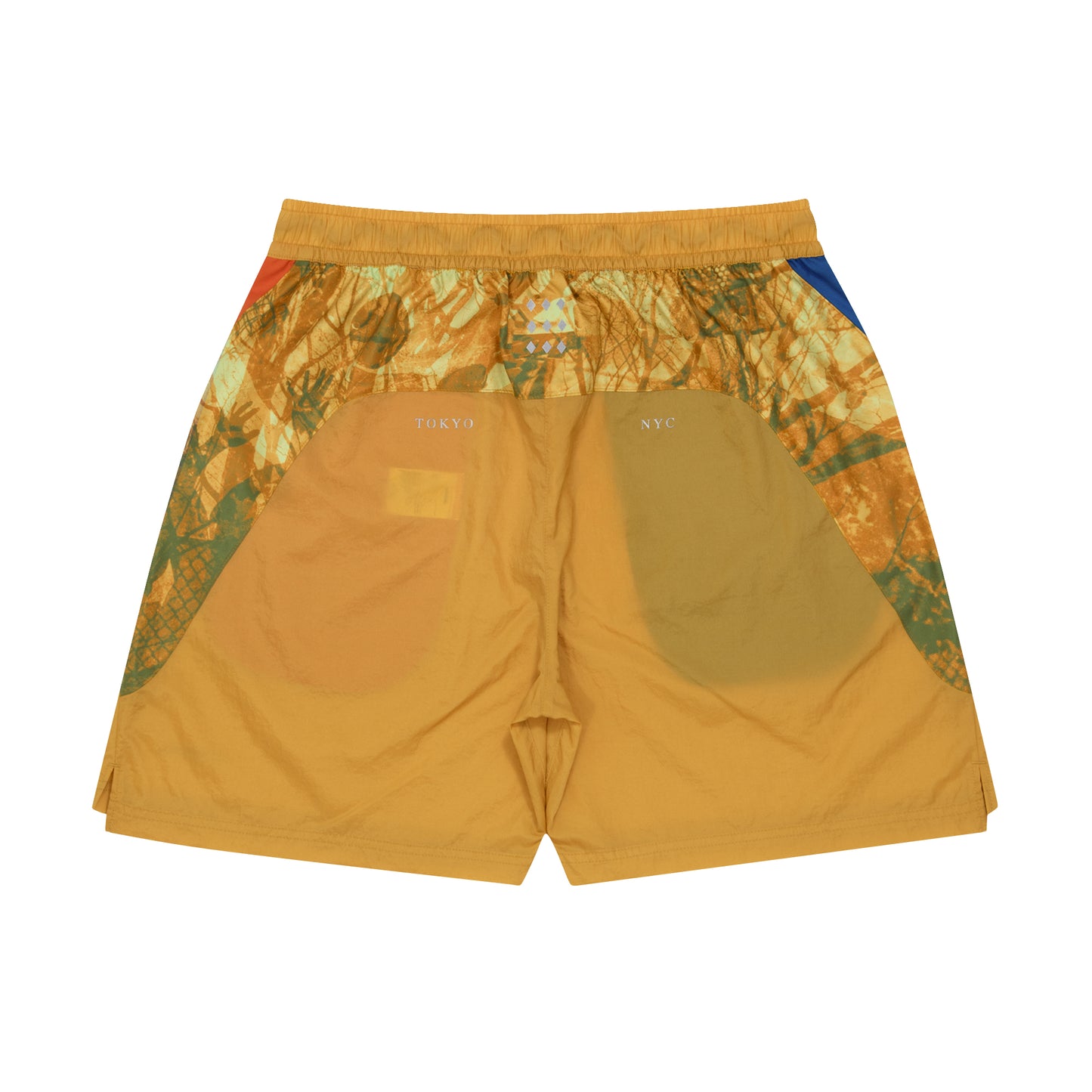 W Face Zip Shorts (soul yellow)