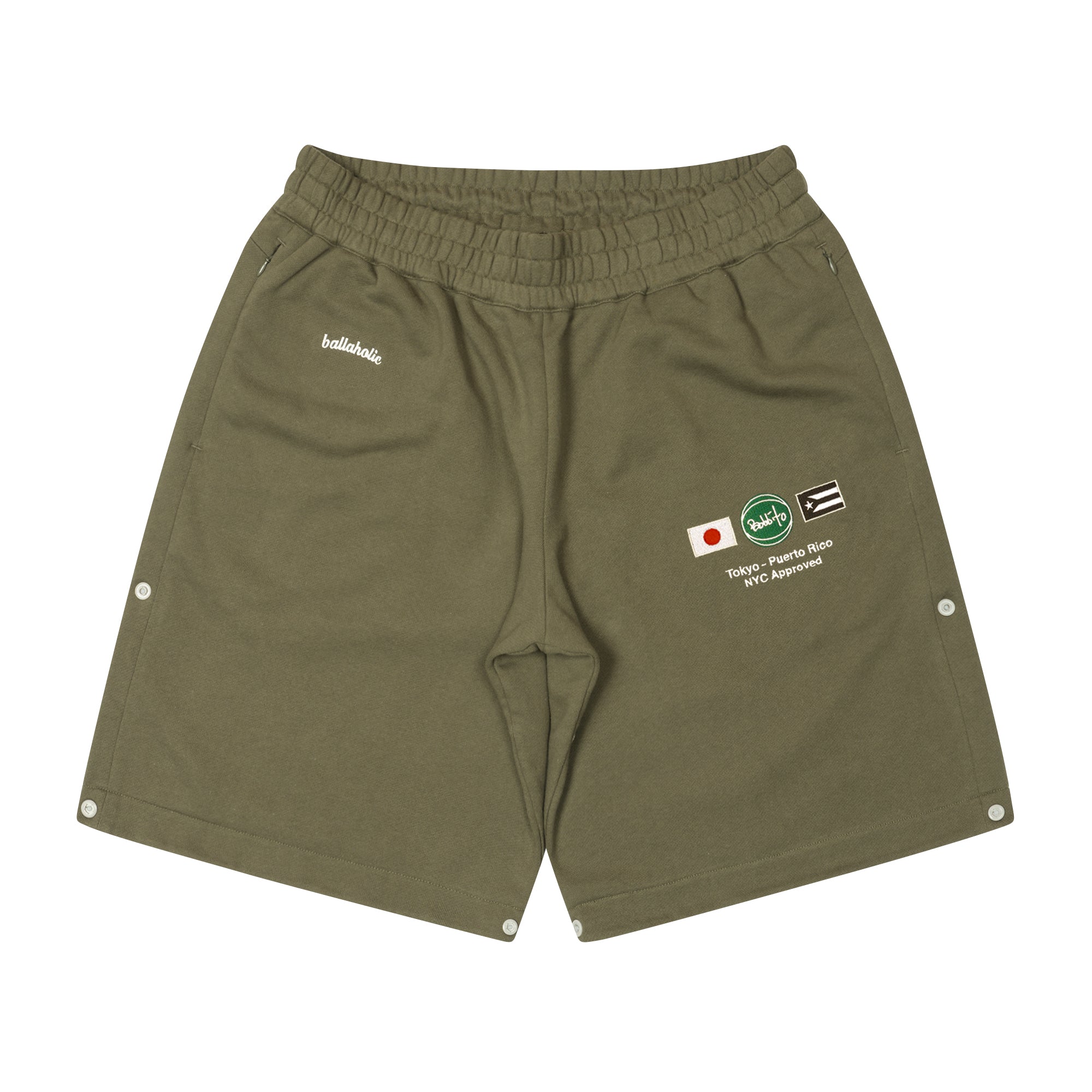 Bobbito x ballaholic 1990/2023 Hybrid Sweat Shorts (olive/olive) –  ballaholicオンラインショップ