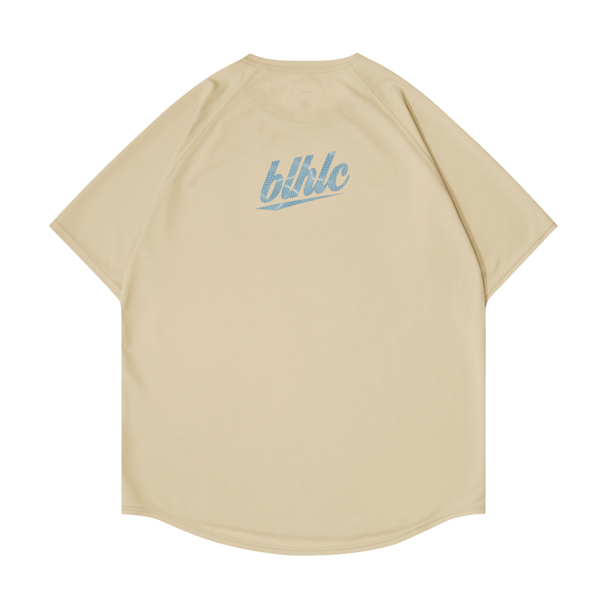 3D-Net blhlc Back Print Cool Tee (oatmeal/mosaic blue/white)
