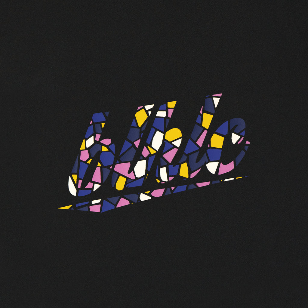 blhlc Back Print Cool Tee (black/flower pink mosaic