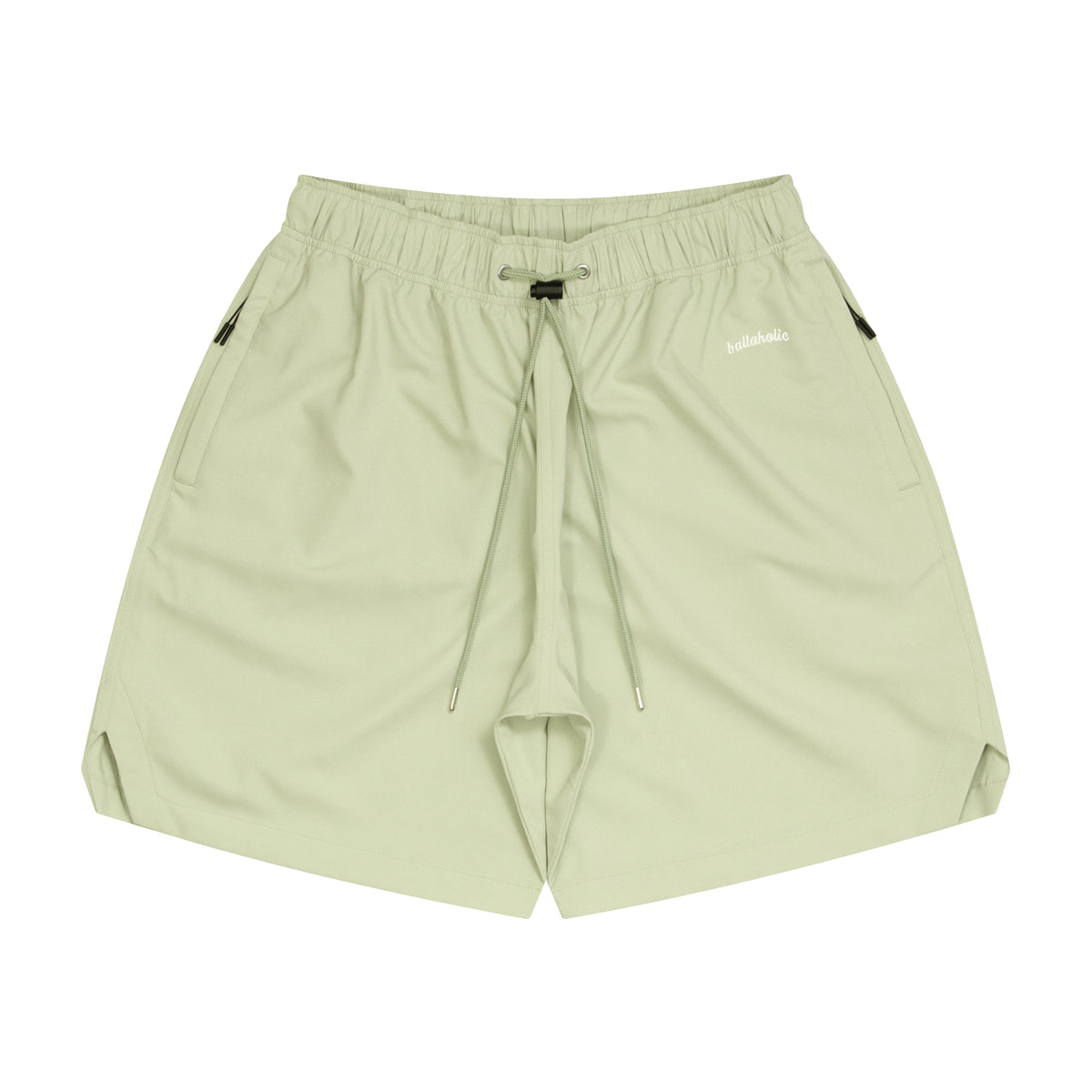 Logo Anywhere Zip Shorts (fog green) – ballaholicオンラインショップ
