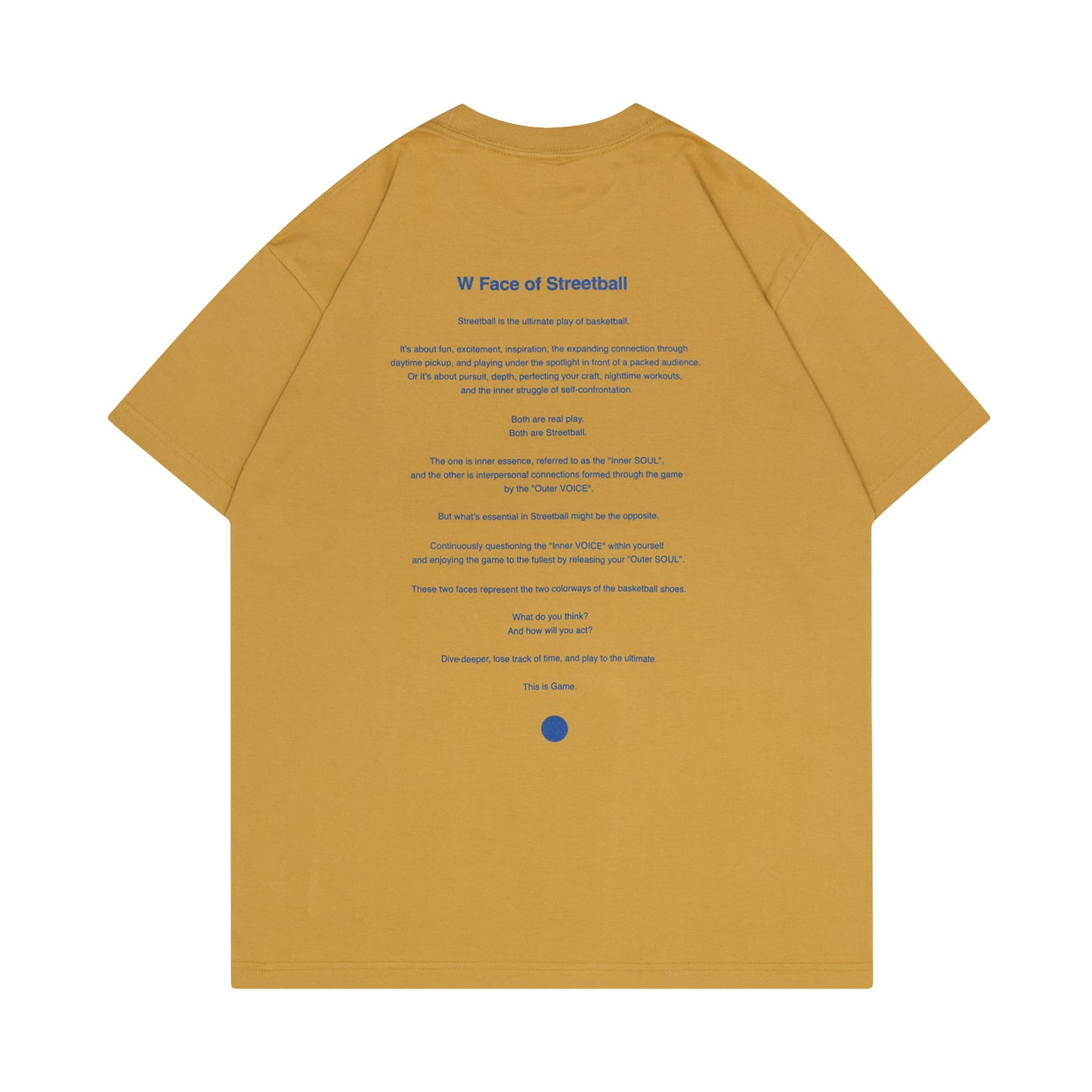 W Face of Streetball Tee (soul yellow)