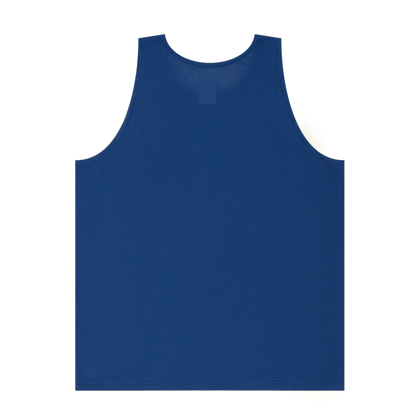 Knit Mesh Ball Panel Flower Tank Top (blue)