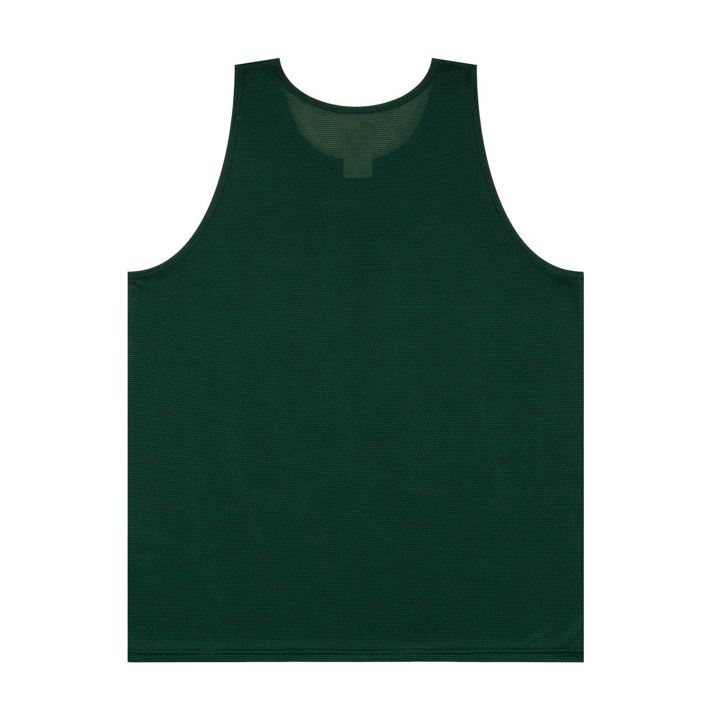 Knit Mesh Logo Tank Top (dark green)
