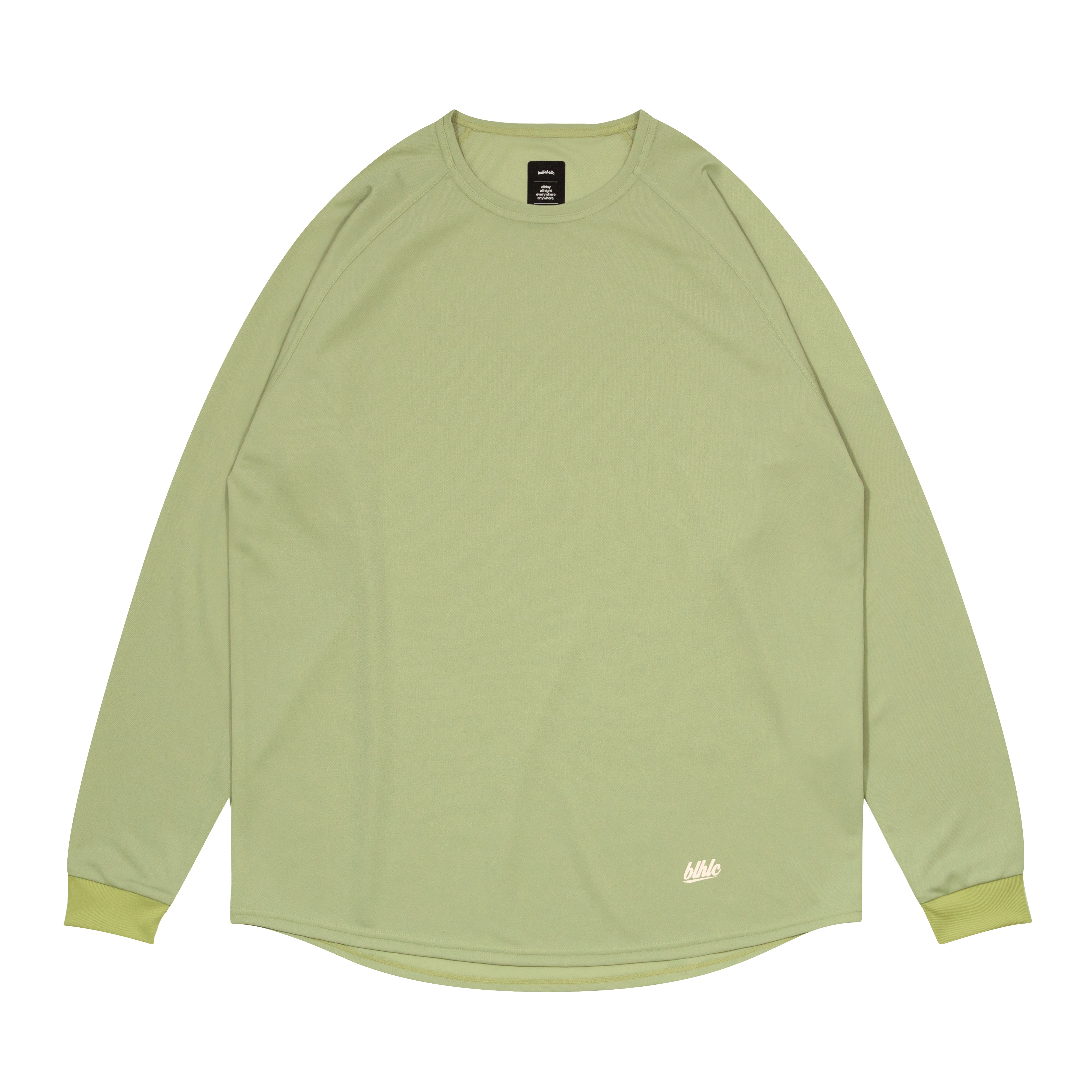 blhlc BALLAHOLIC Tシャツ クリーム色 blhlc Cool Long Tee (sage green/beige) – ballaholicオンラインショップ