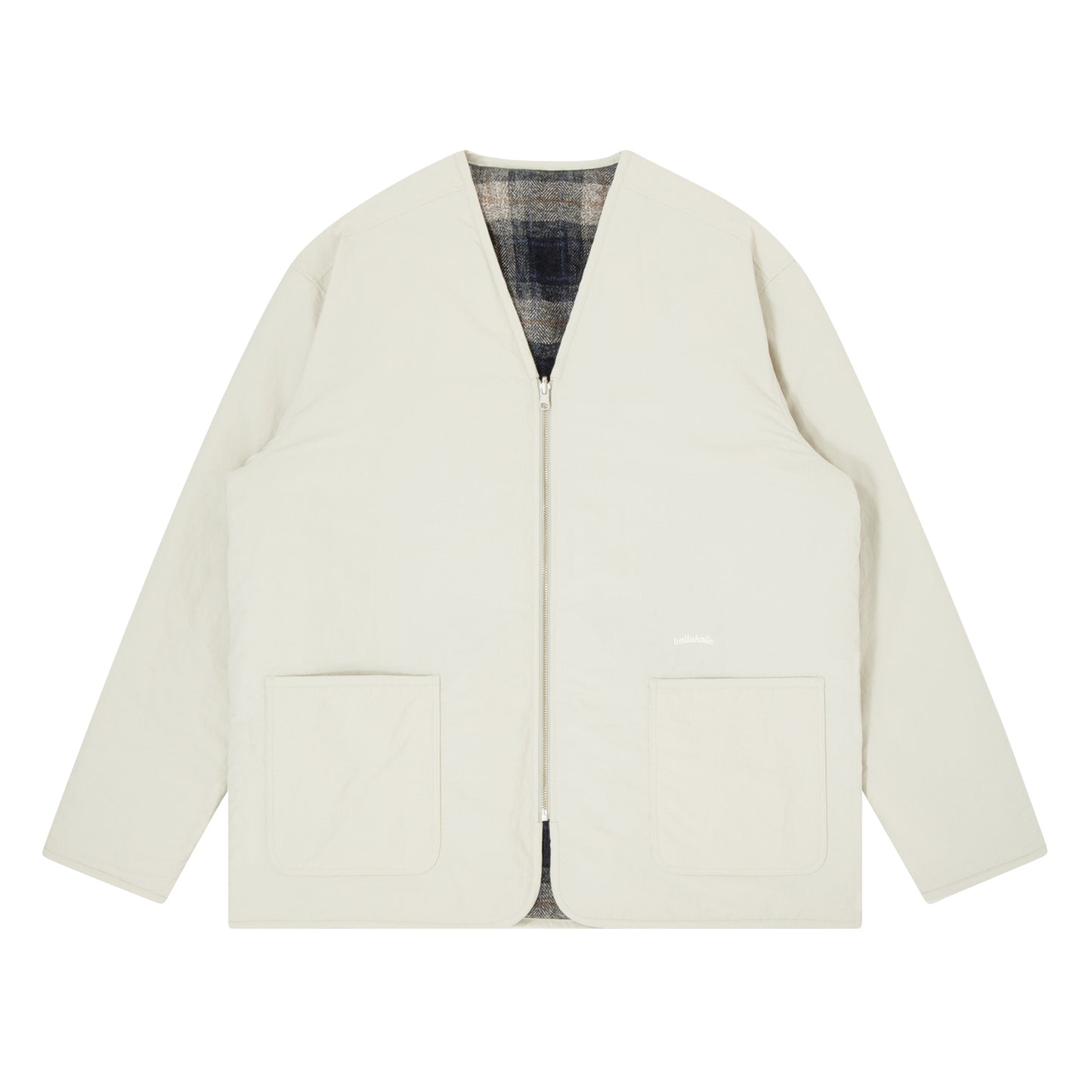 Reversible Puff Jacket (bone white)