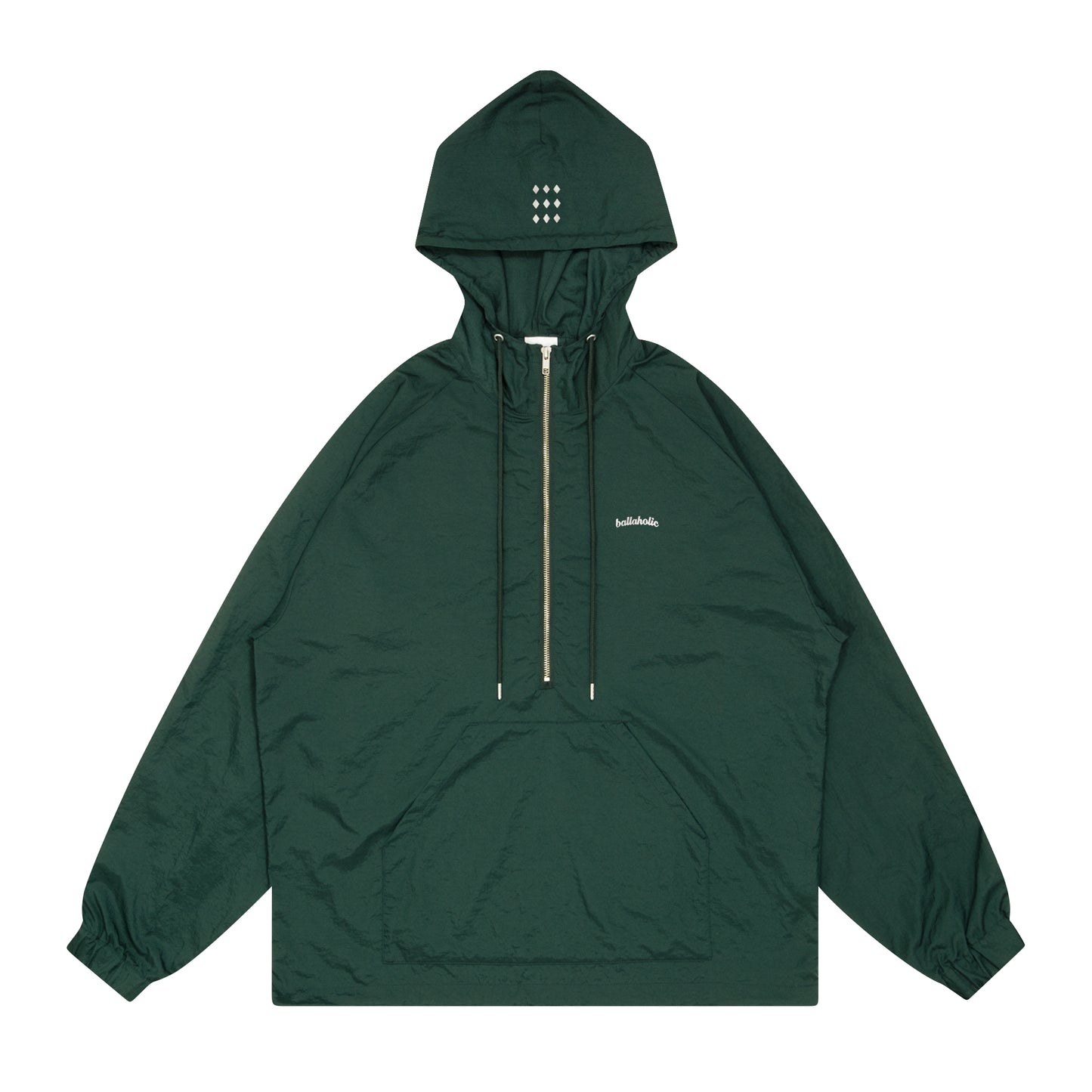 W Face Half Zip Pull Over (court green)