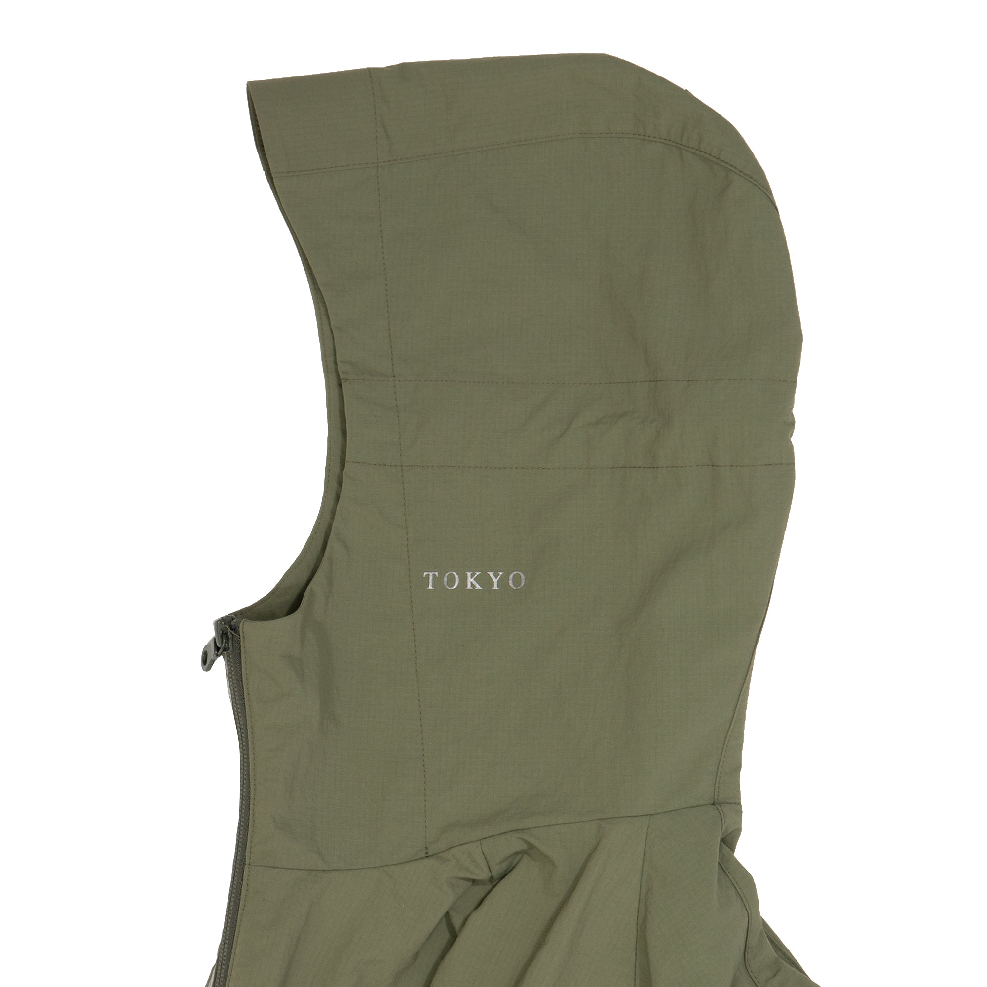 W Face Long Jacket (olive) – ballaholicオンラインショップ