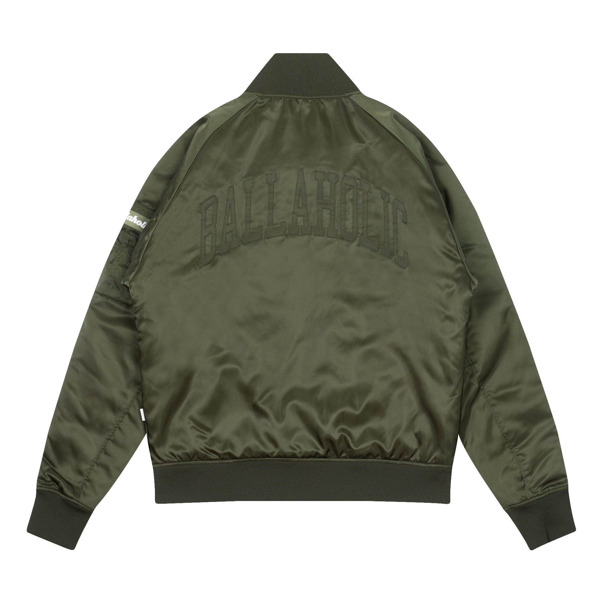 Reversible MA-1 Jacket (olive/orange)