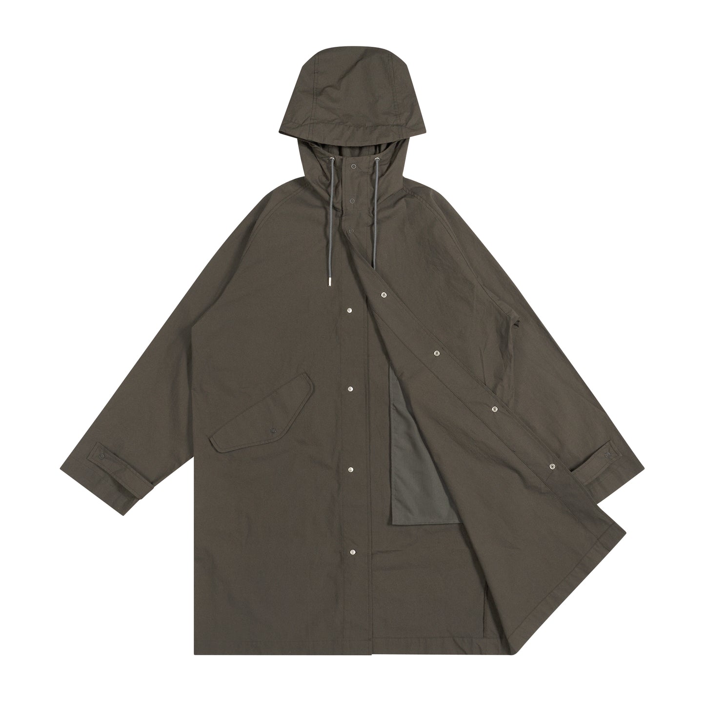 Logo Cotton Parka Jacket (gray)