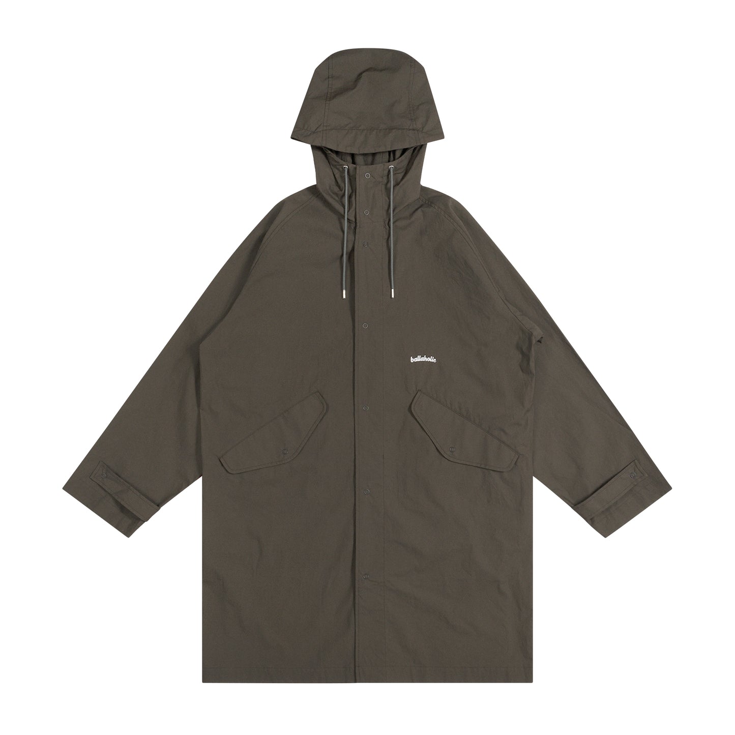 Logo Cotton Parka Jacket (gray)