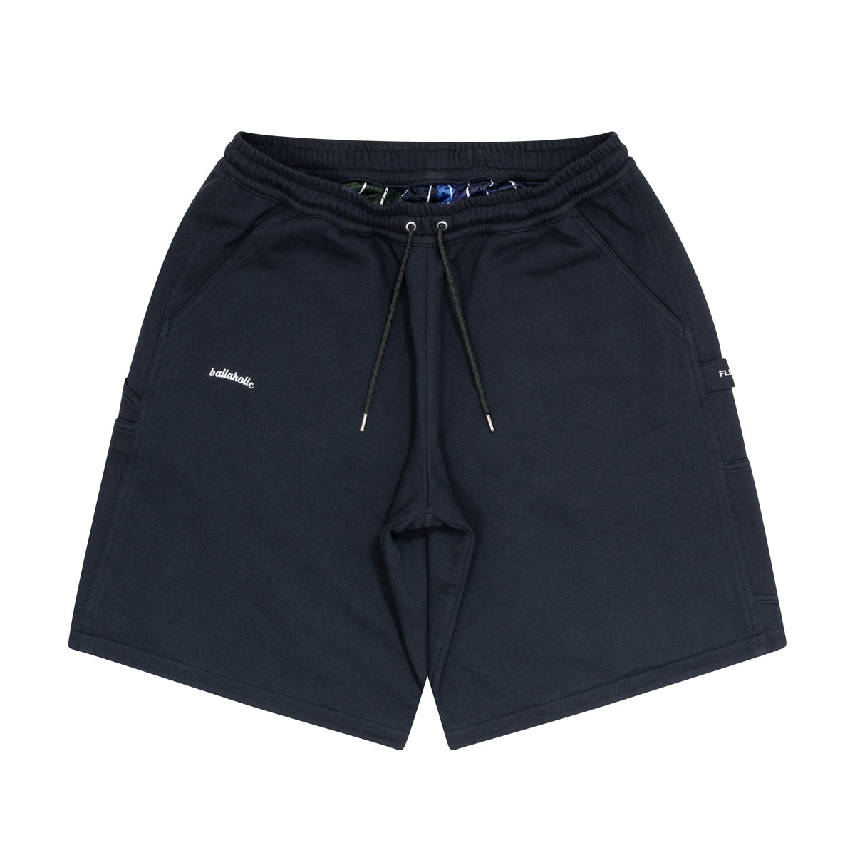 LEEGET × ballaholic Reversible Painter Sweat Shorts -FLUID MOVE 