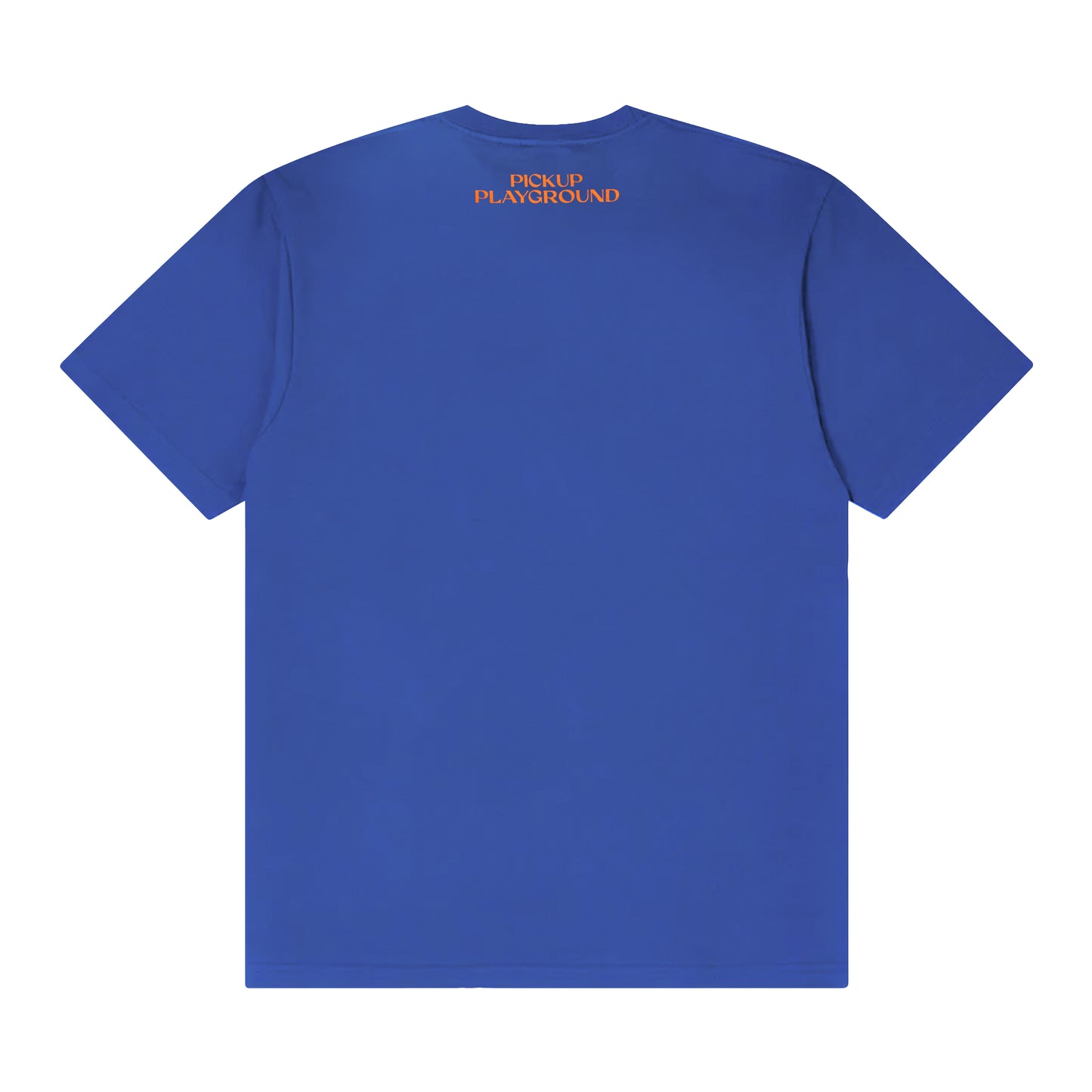 Logo Tee -PICK UP PLAYGROUND- (royal blue/orange)