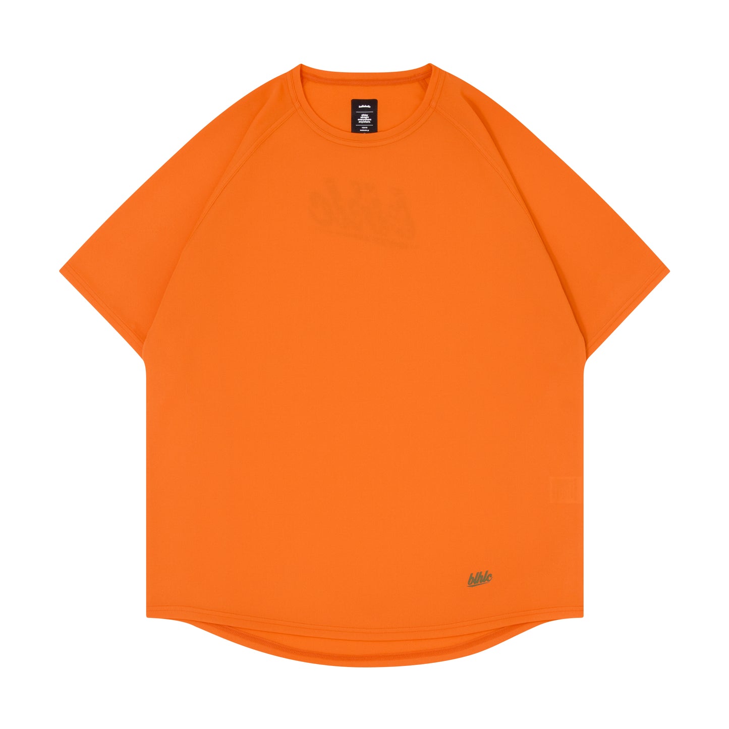 blhlc Back Print Cool Tee (orange/forest digital camo)