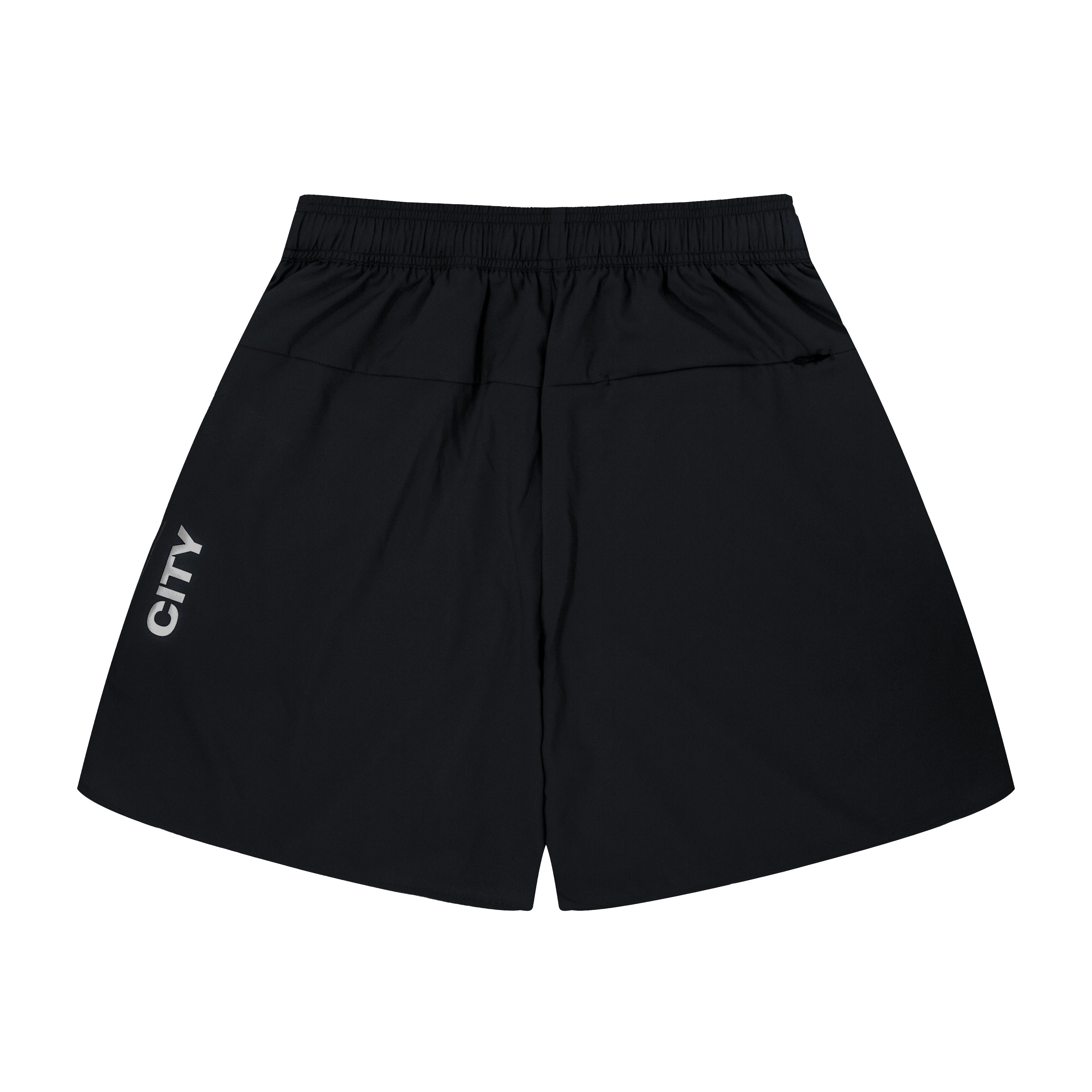 The Neighborhood Classic Zip Shorts (black/blue/orange