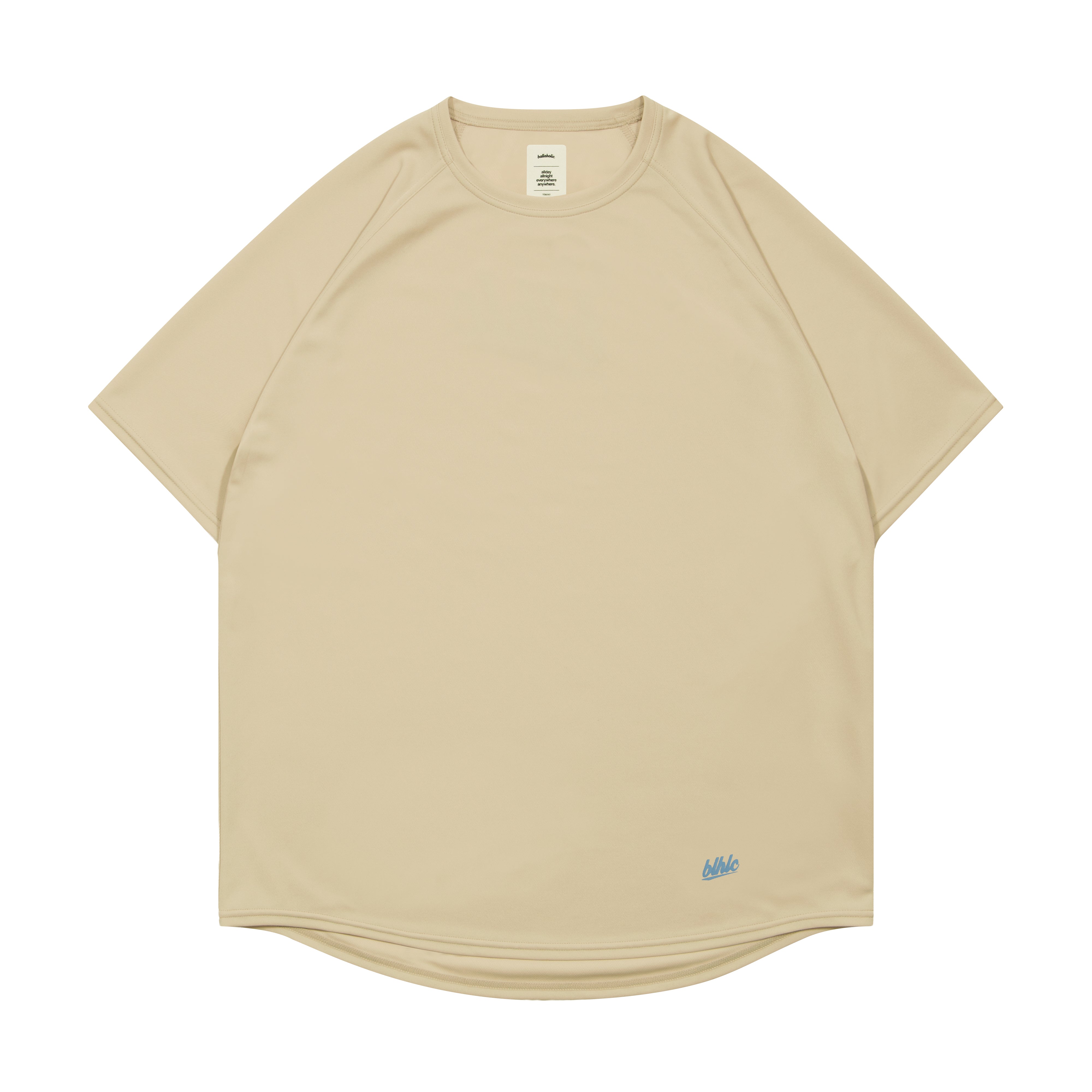 3D-Net blhlc Back Print Cool Tee (oatmeal/mosaic blue/white