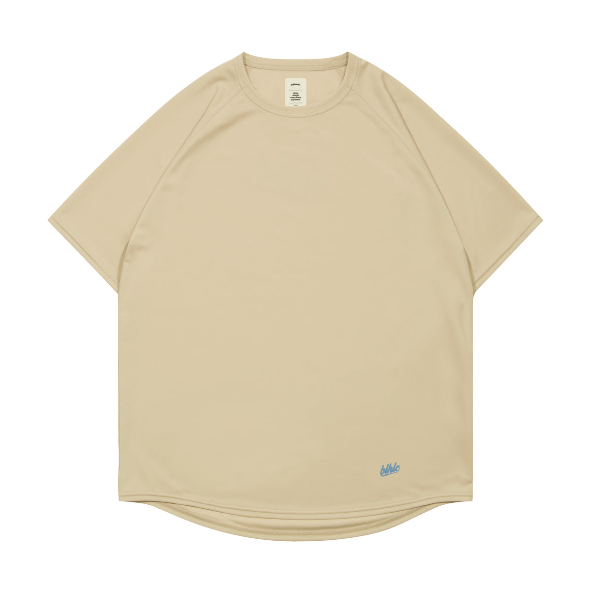 3D-Net blhlc Back Print Cool Tee (oatmeal/mosaic blue/white)