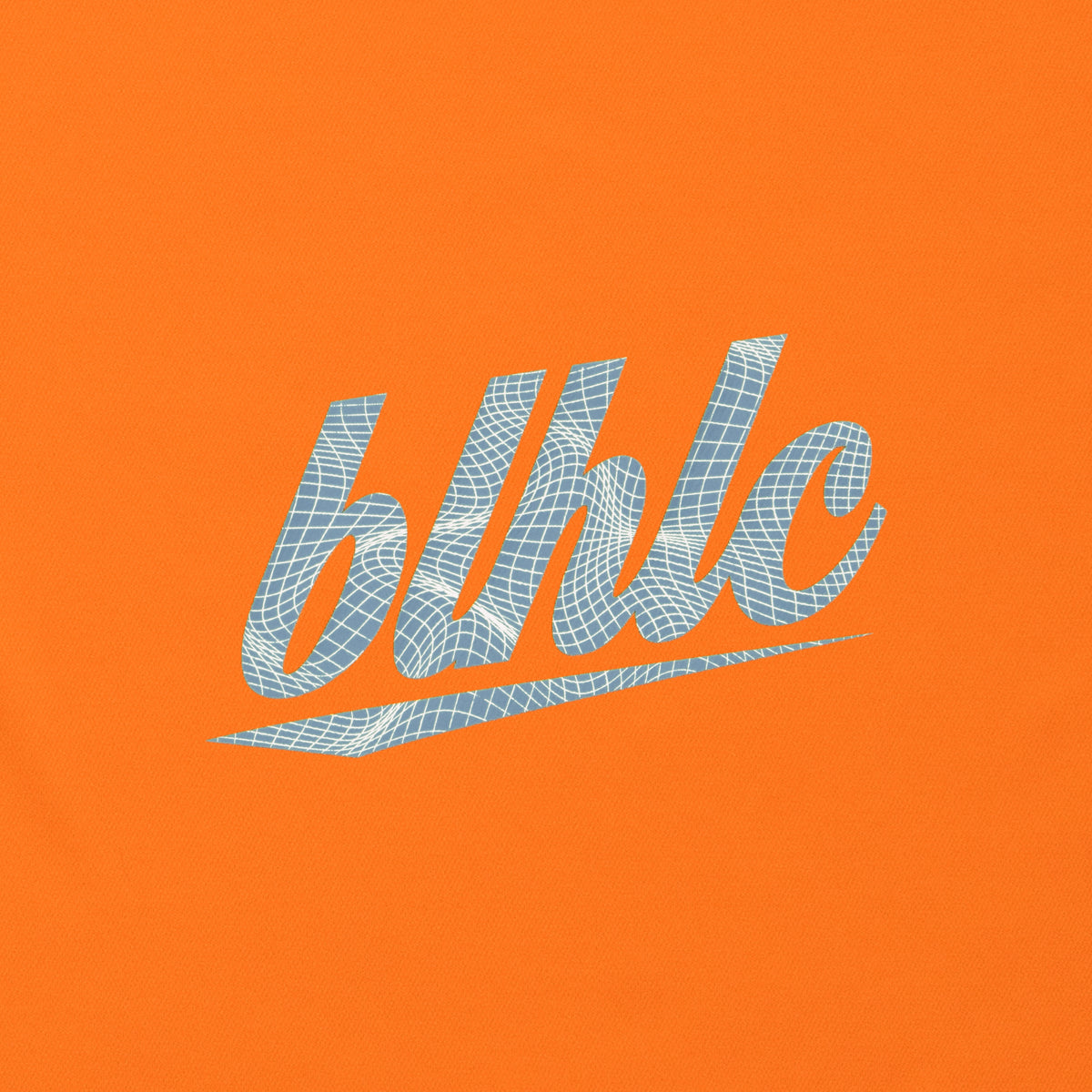 3D-Net blhlc Back Print Cool Long Tee (orange/mosaic blue/white)