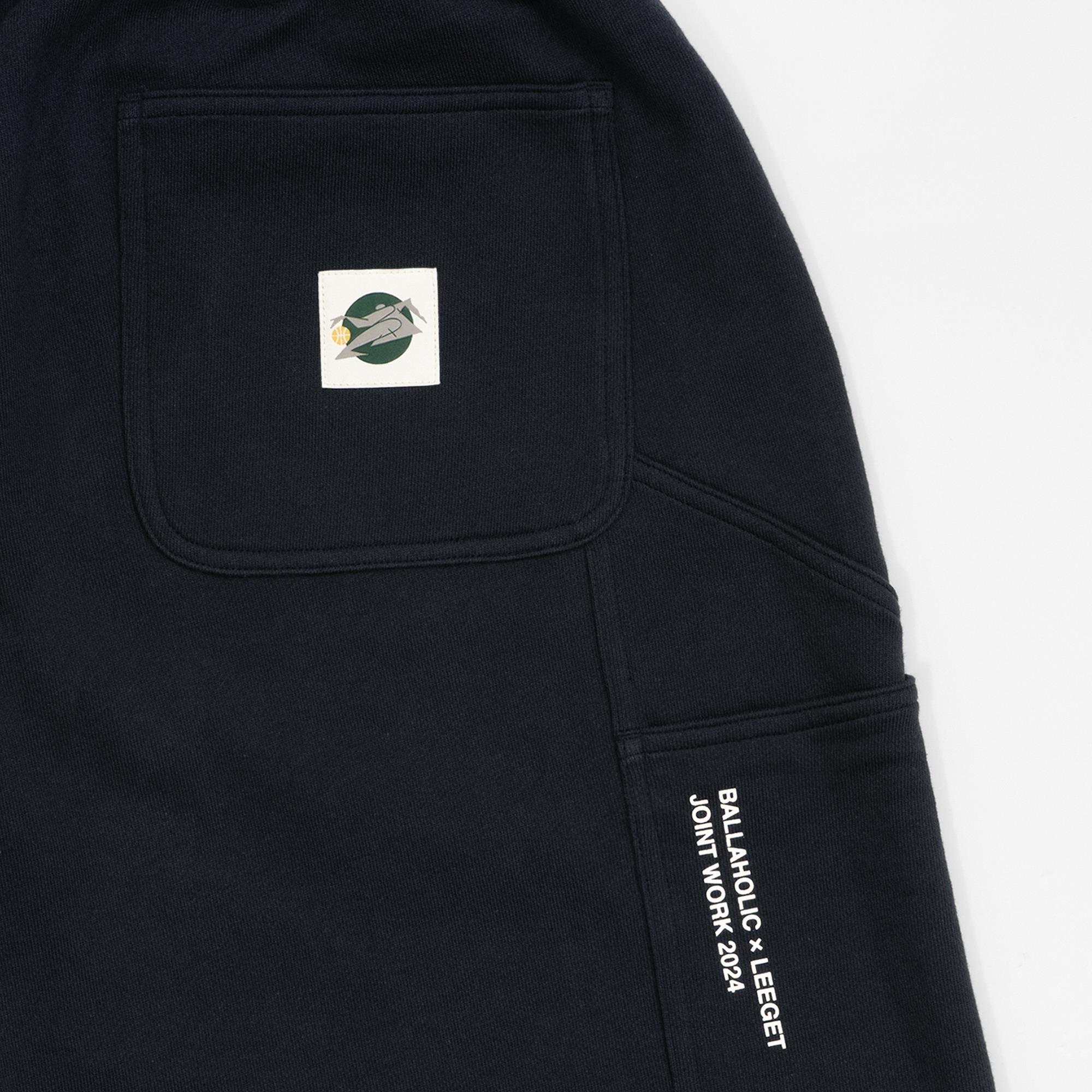LEEGET × ballaholic Reversible Painter Sweat Shorts -FLUID