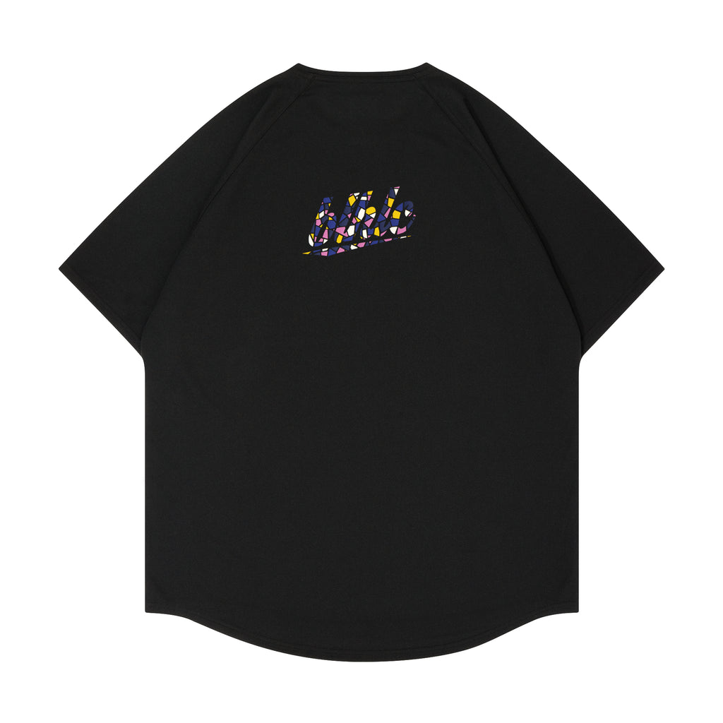 blhlc Back Print Cool Tee (black/flower pink mosaic