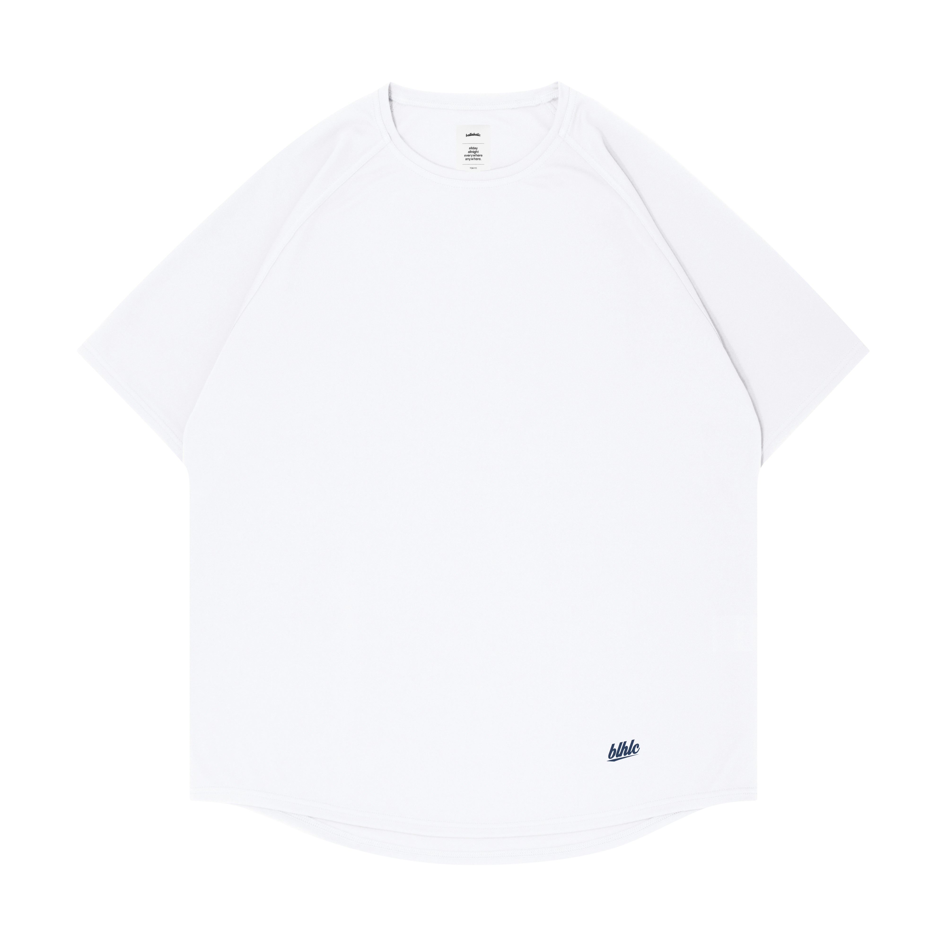 blhlc Back Print Cool Tee (white/navy) – ballaholicオンラインショップ