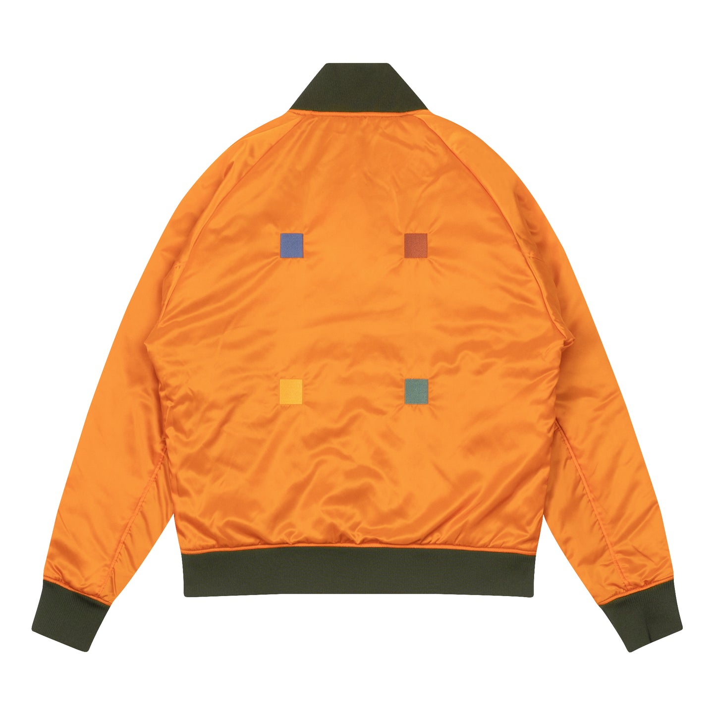 Reversible MA-1 Jacket (olive/orange)
