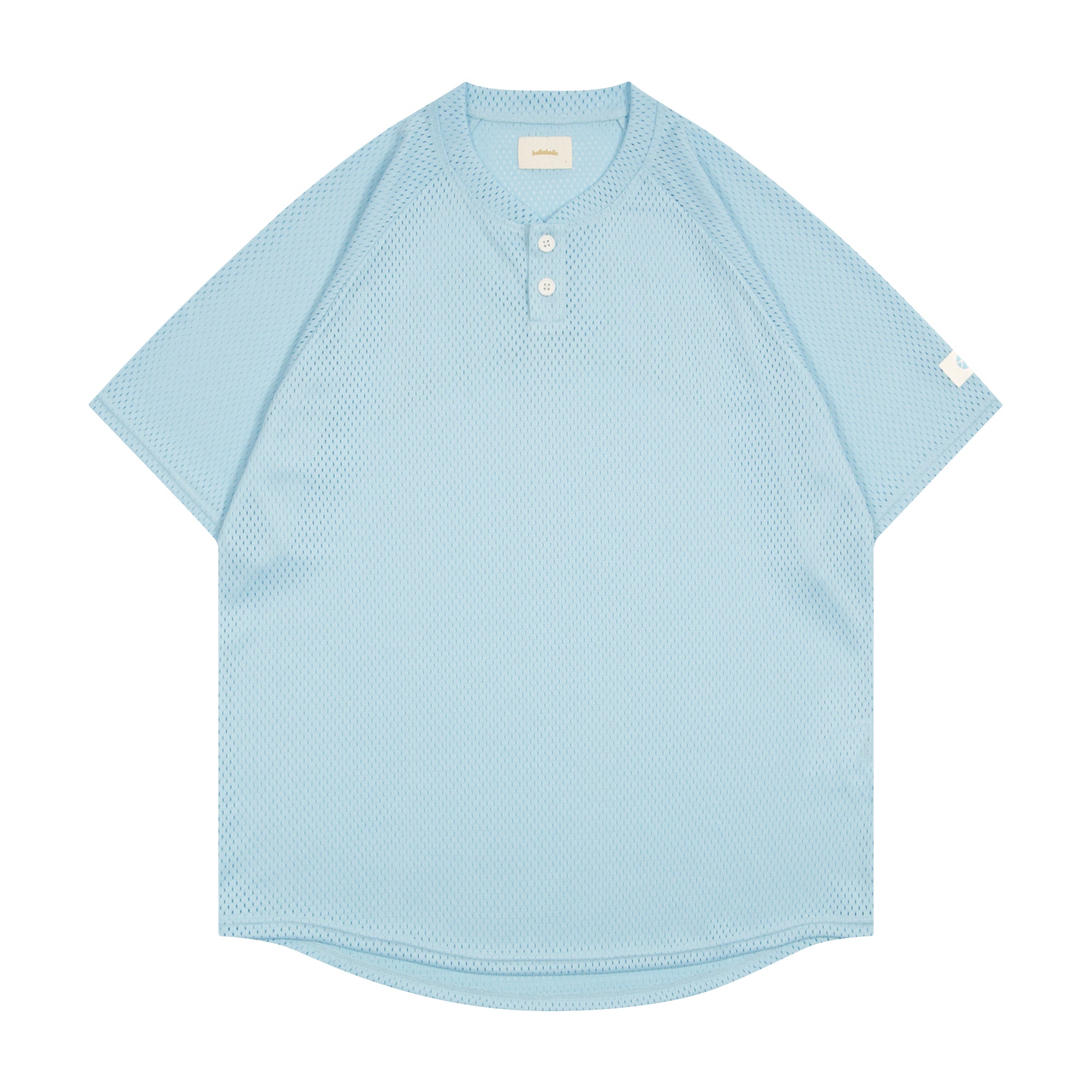 ウェア ballaholic College Logo Mesh BB Shirt College Logo Mesh BB Shirt (light blue) – ballaholic
