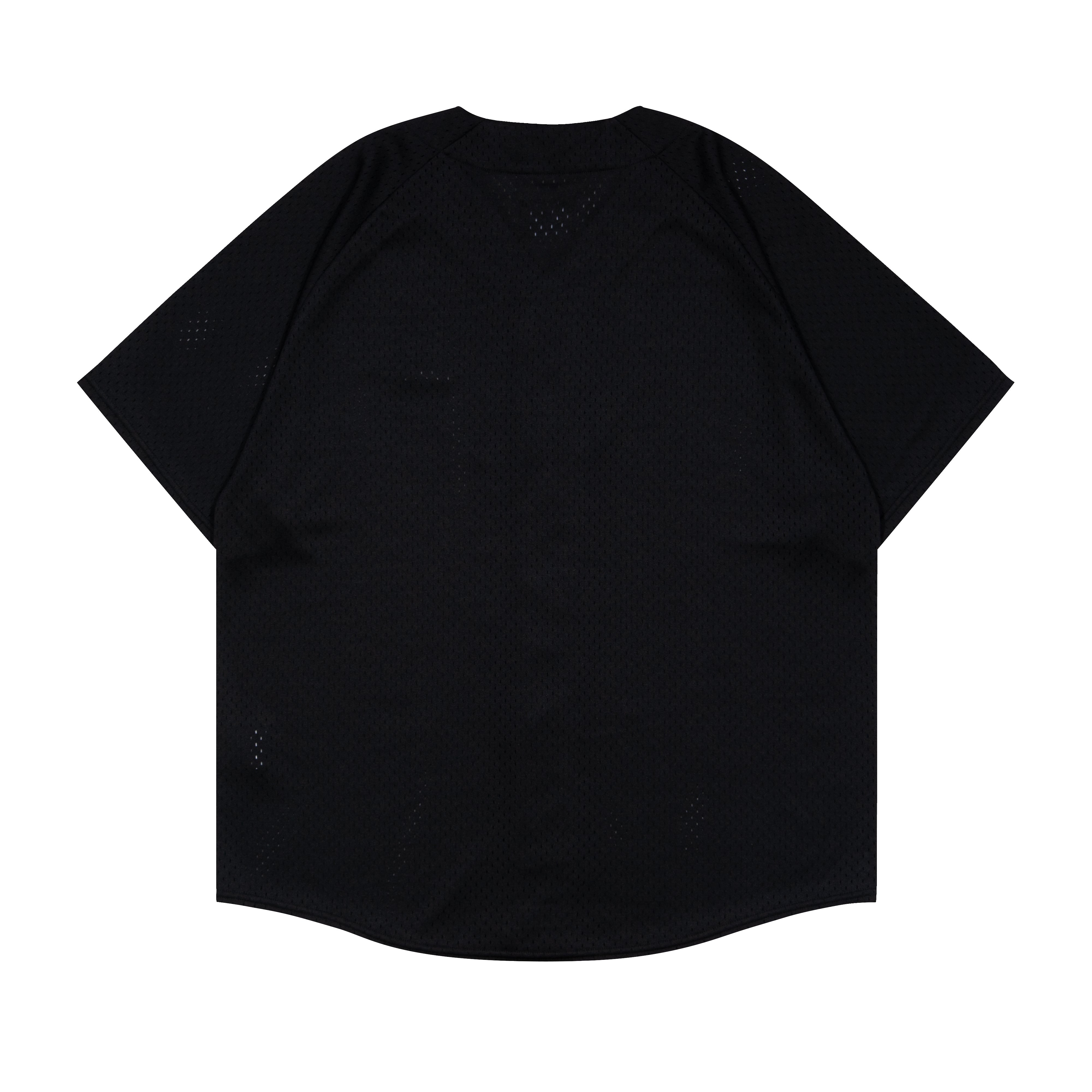 Logo Mesh BB Shirt (black) – ballaholicオンラインショップ