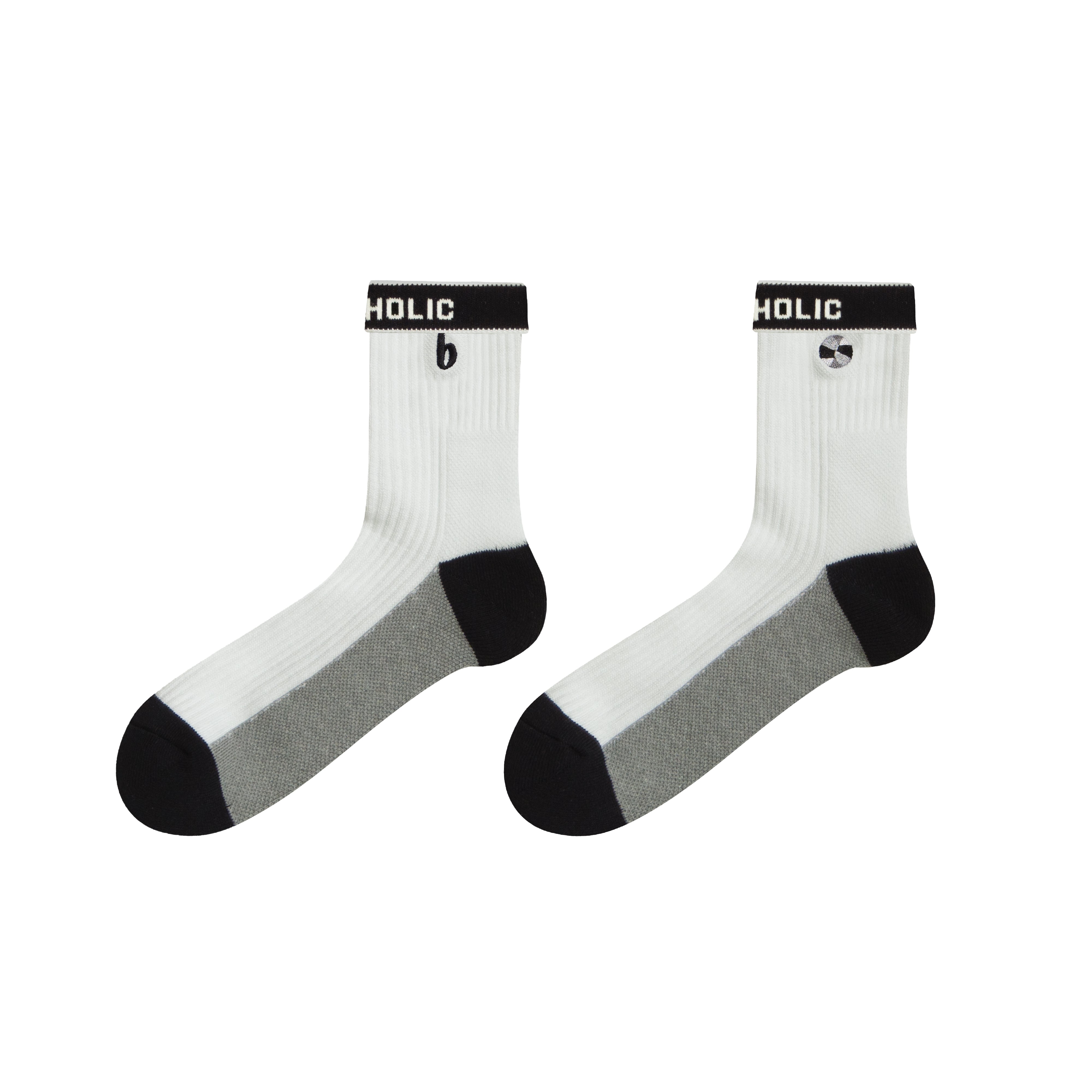 ballaholic B Socks 3足セット b-ball Mid Crew Socks (white) – ballaholicオンラインショップ