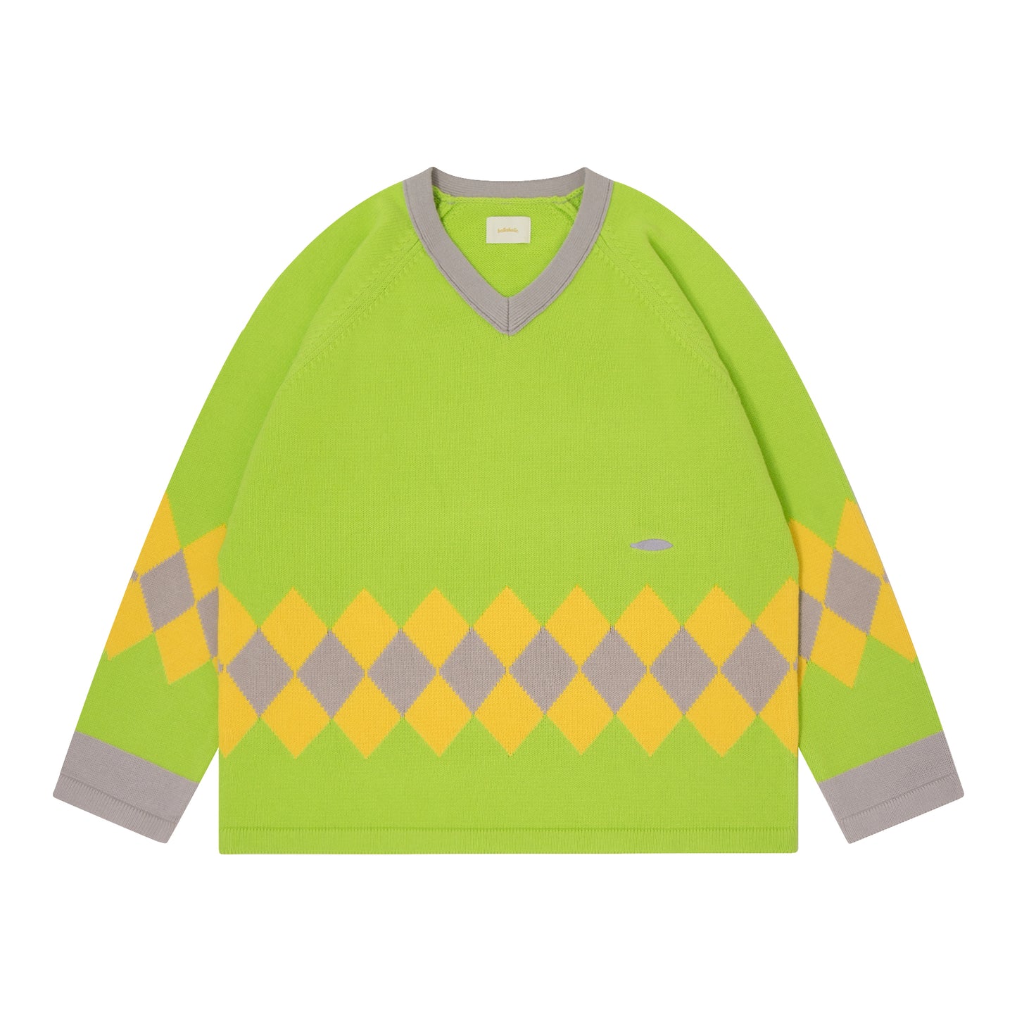 Easy Jersey Knit Sweater (lime)