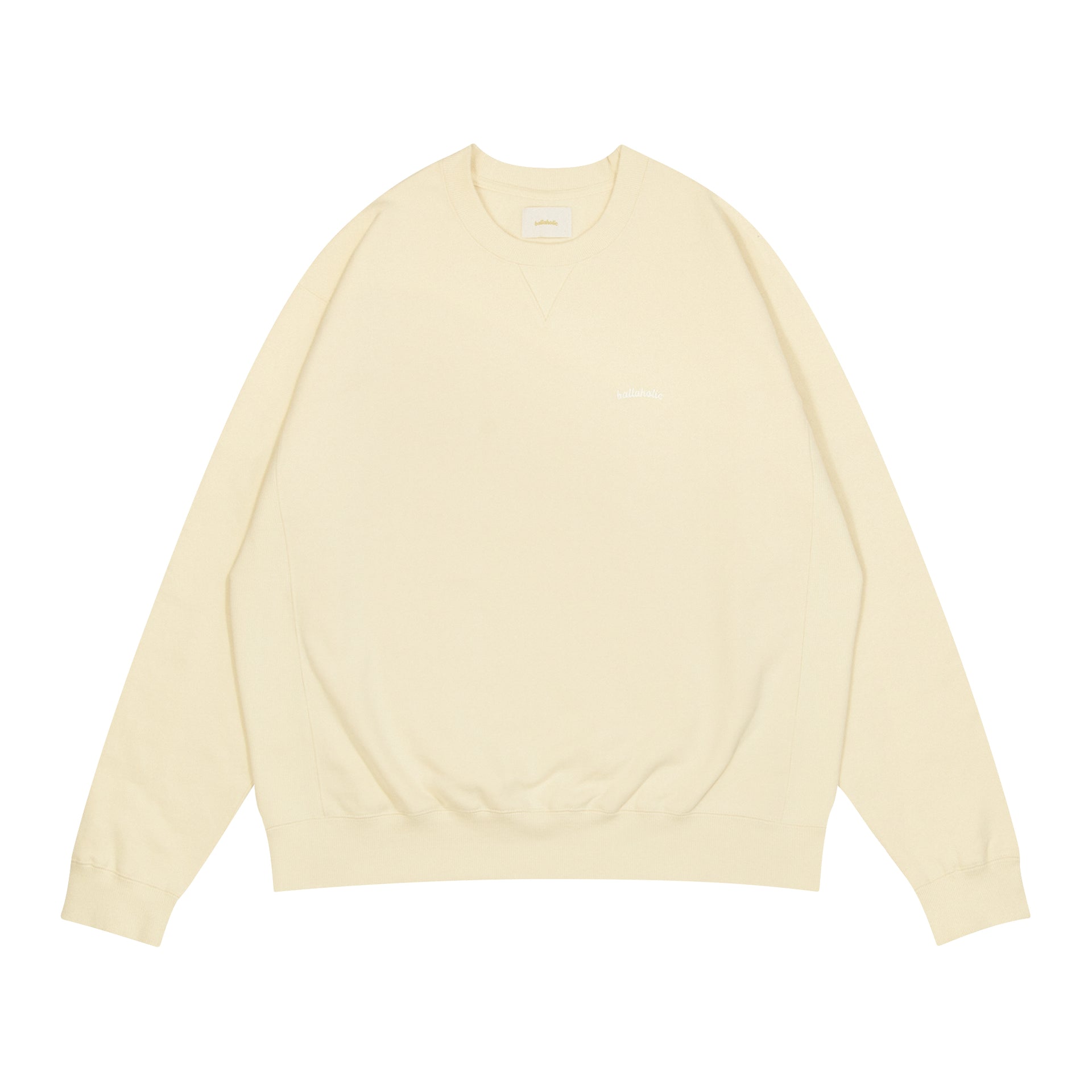 Small Logo Crew Sweatshirt (ivory) – ballaholicオンラインショップ